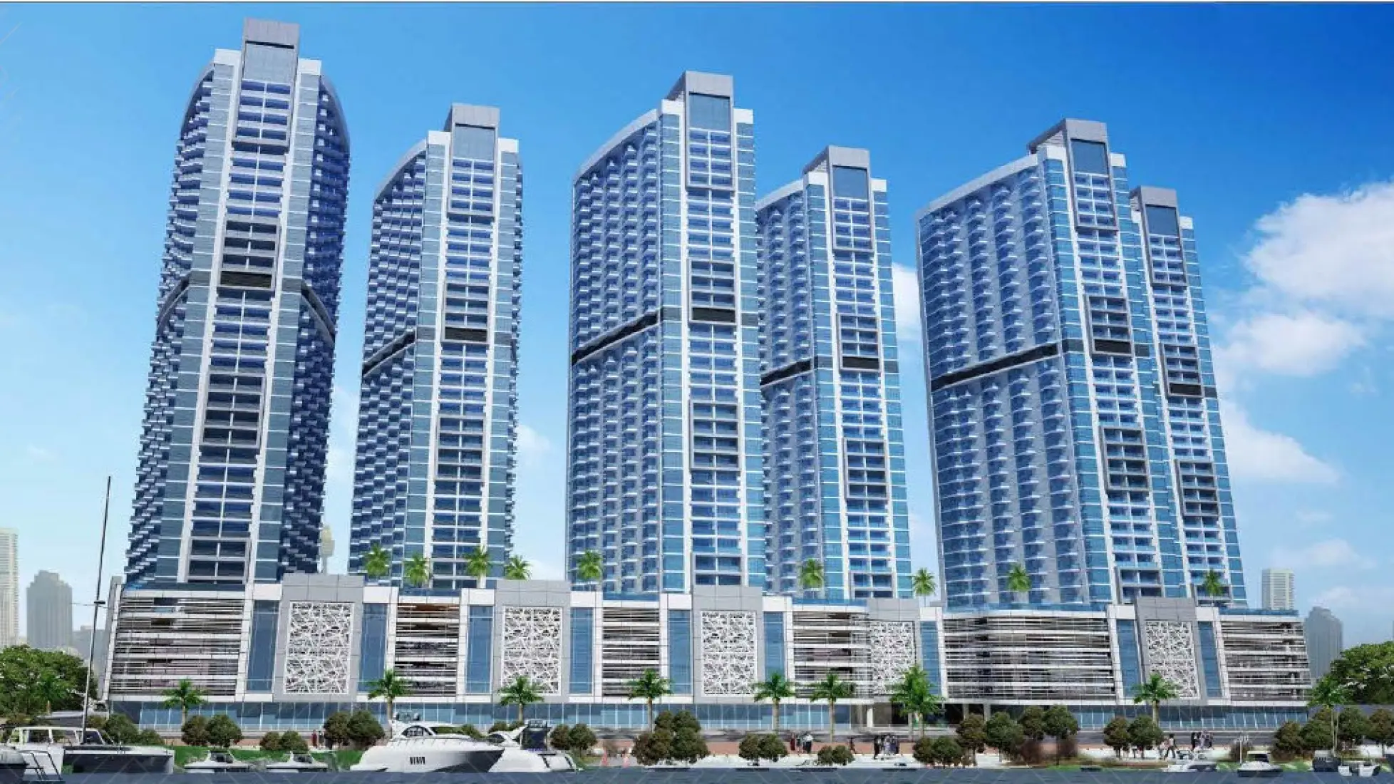 Ajman Creek Towers, developer render