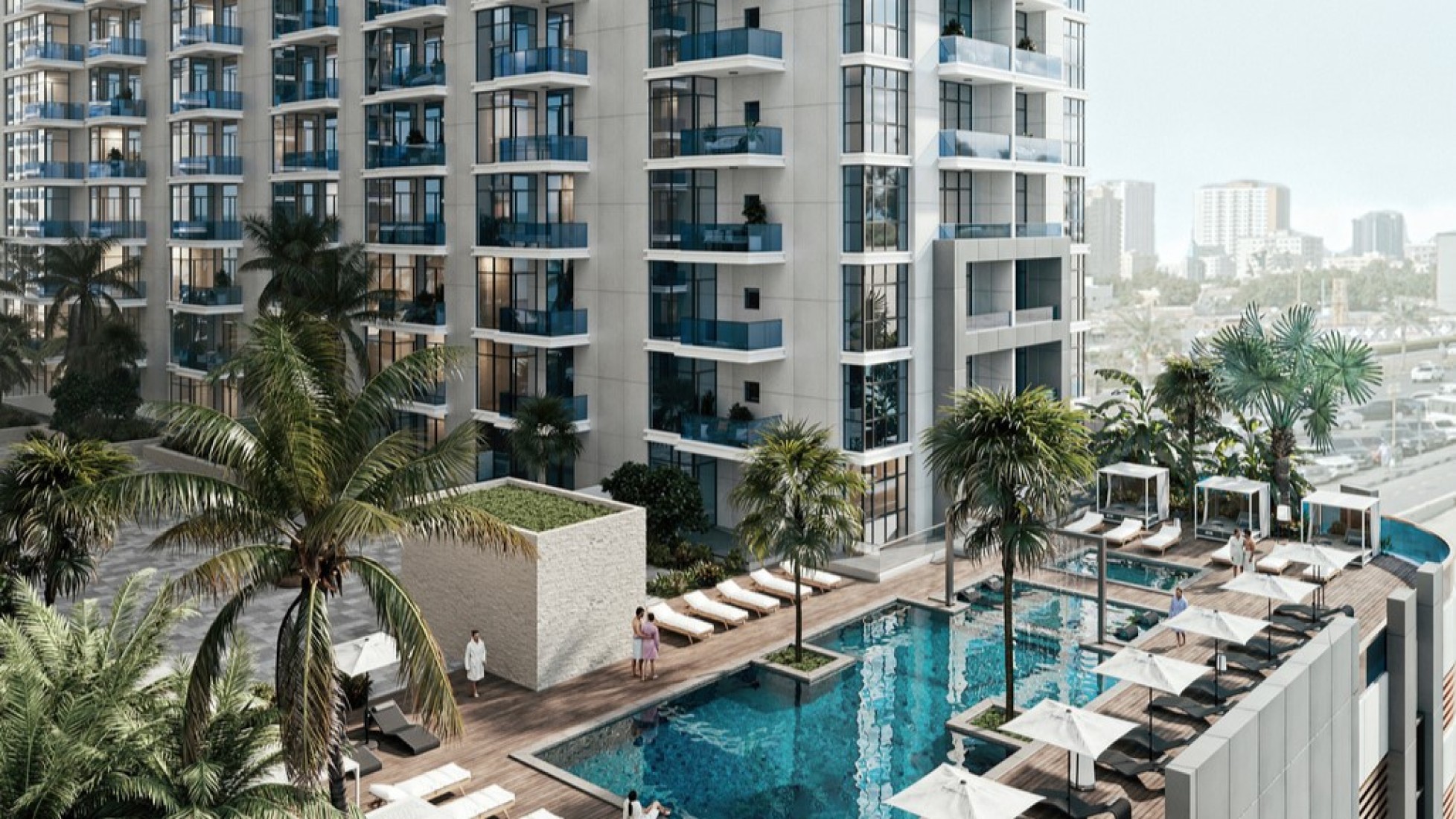 Ajman Creek Towers, developer render