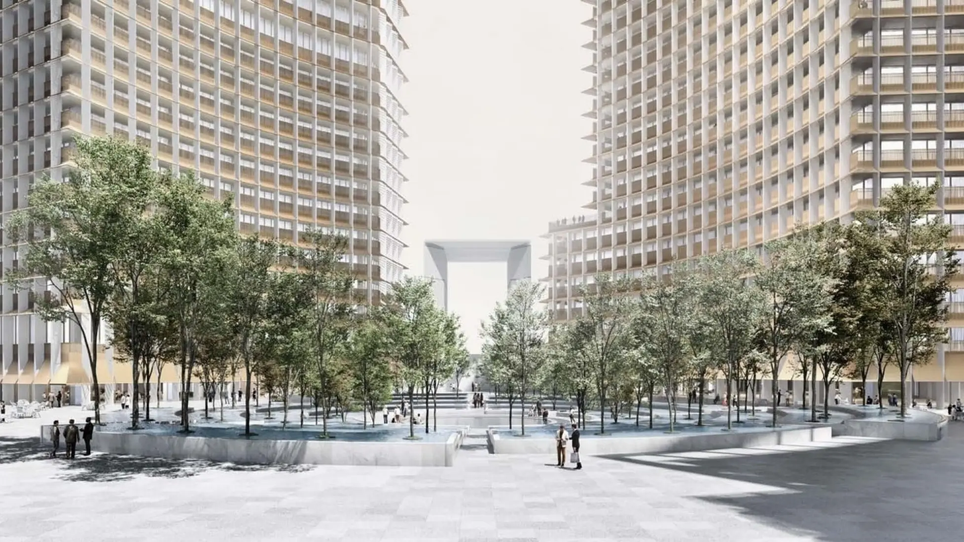 DIFC (Dubai International Financial Centre), flagship project render