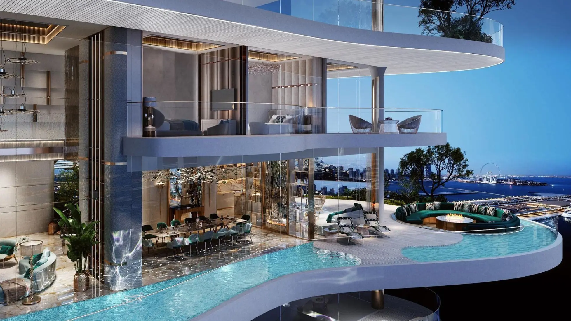Damac Bay, developer render