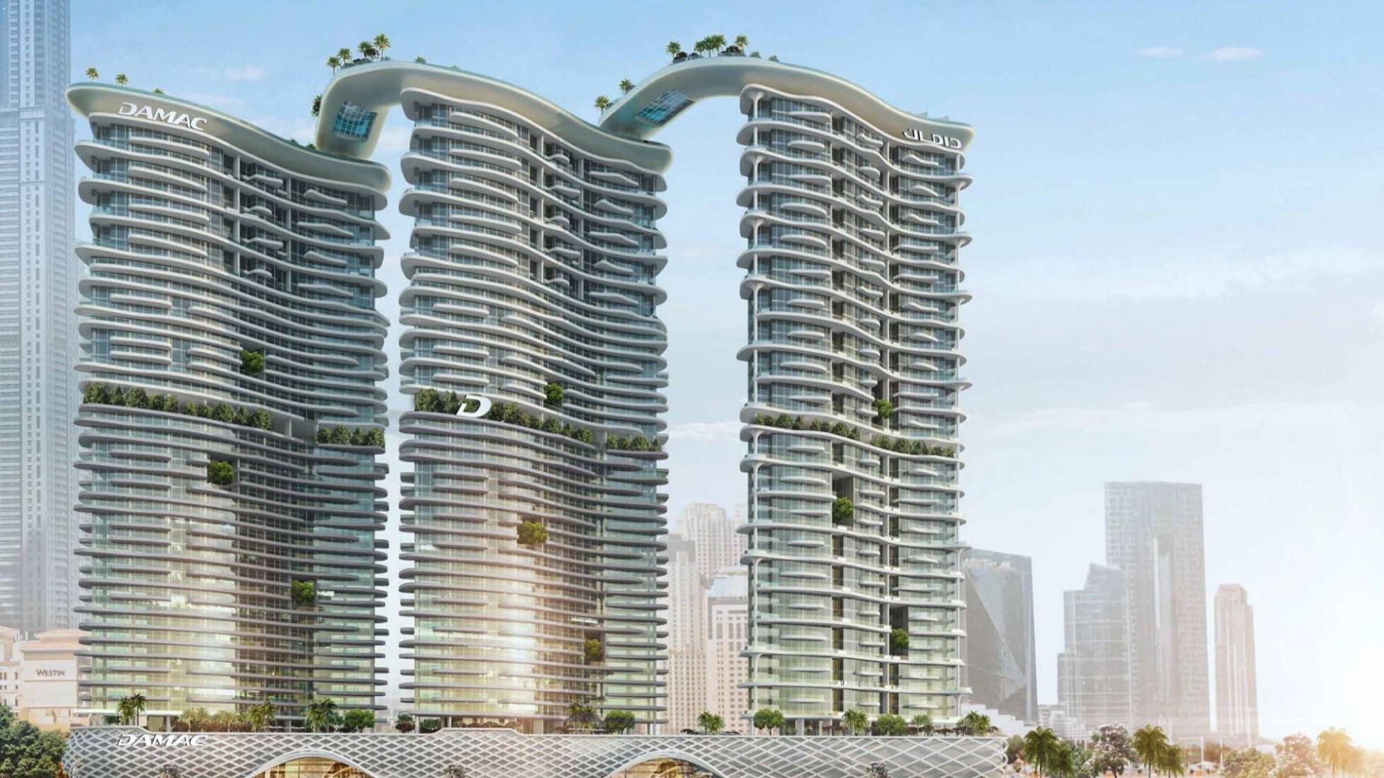 Damac Bay, developer render