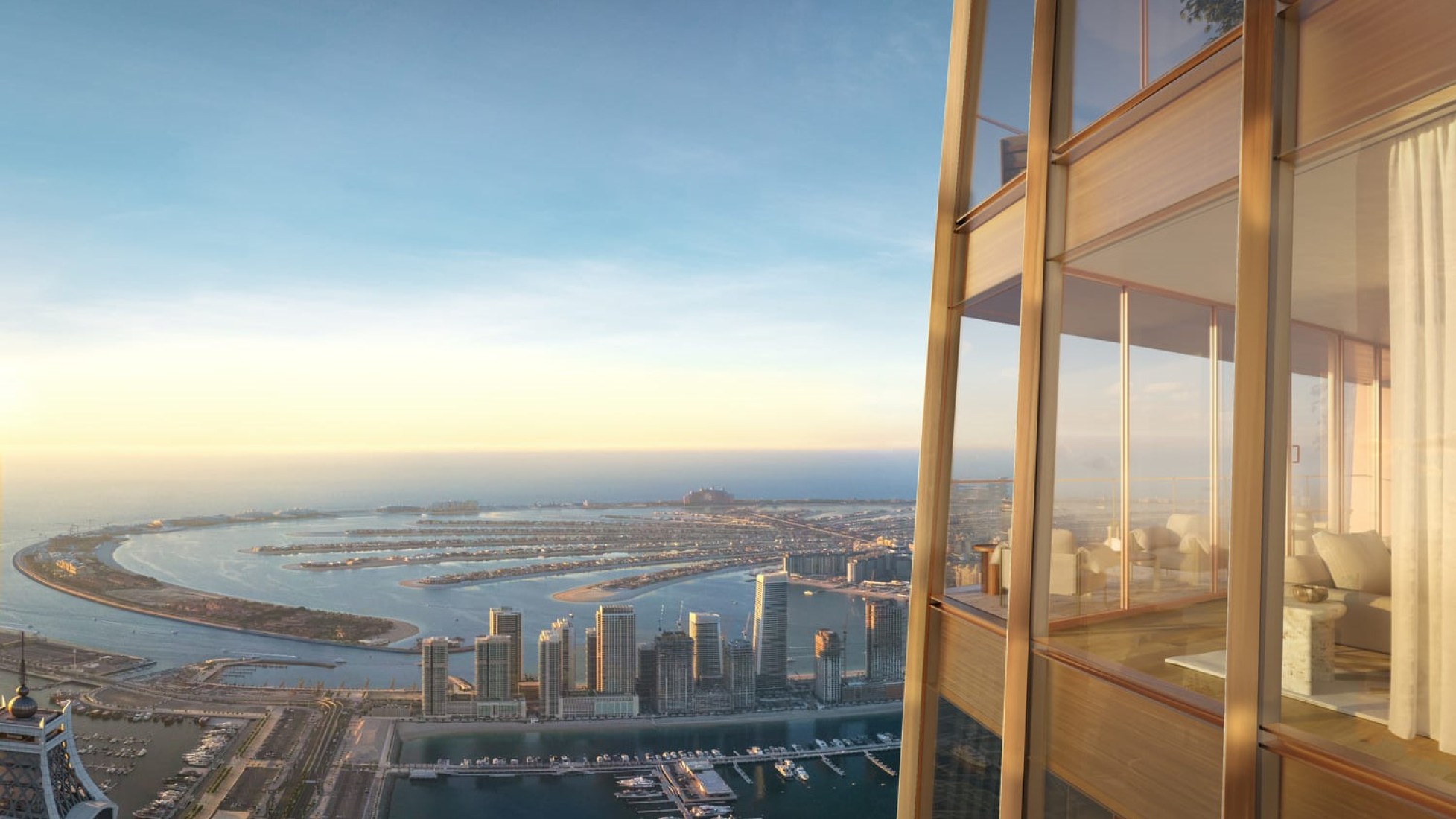 Dubai Marina, flagship project render
