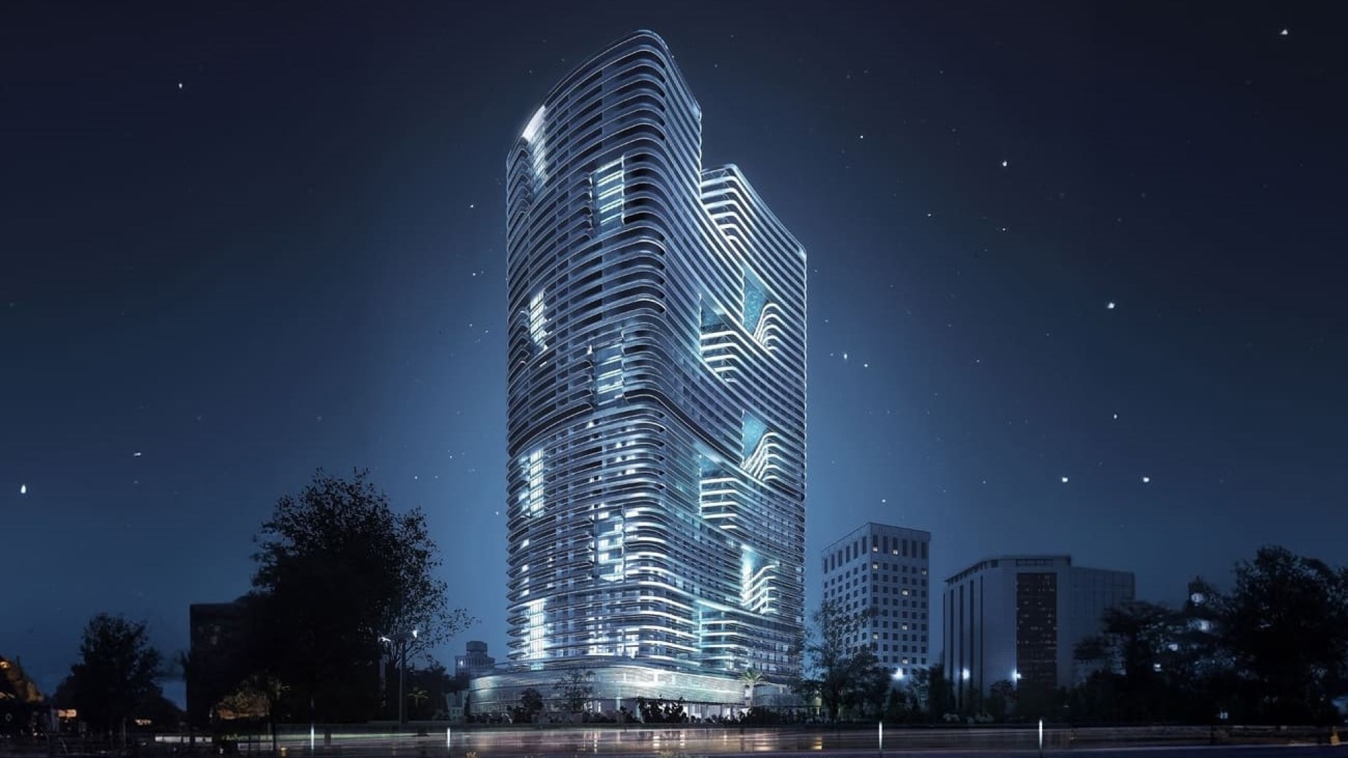 Binghatti Hills, developer render
