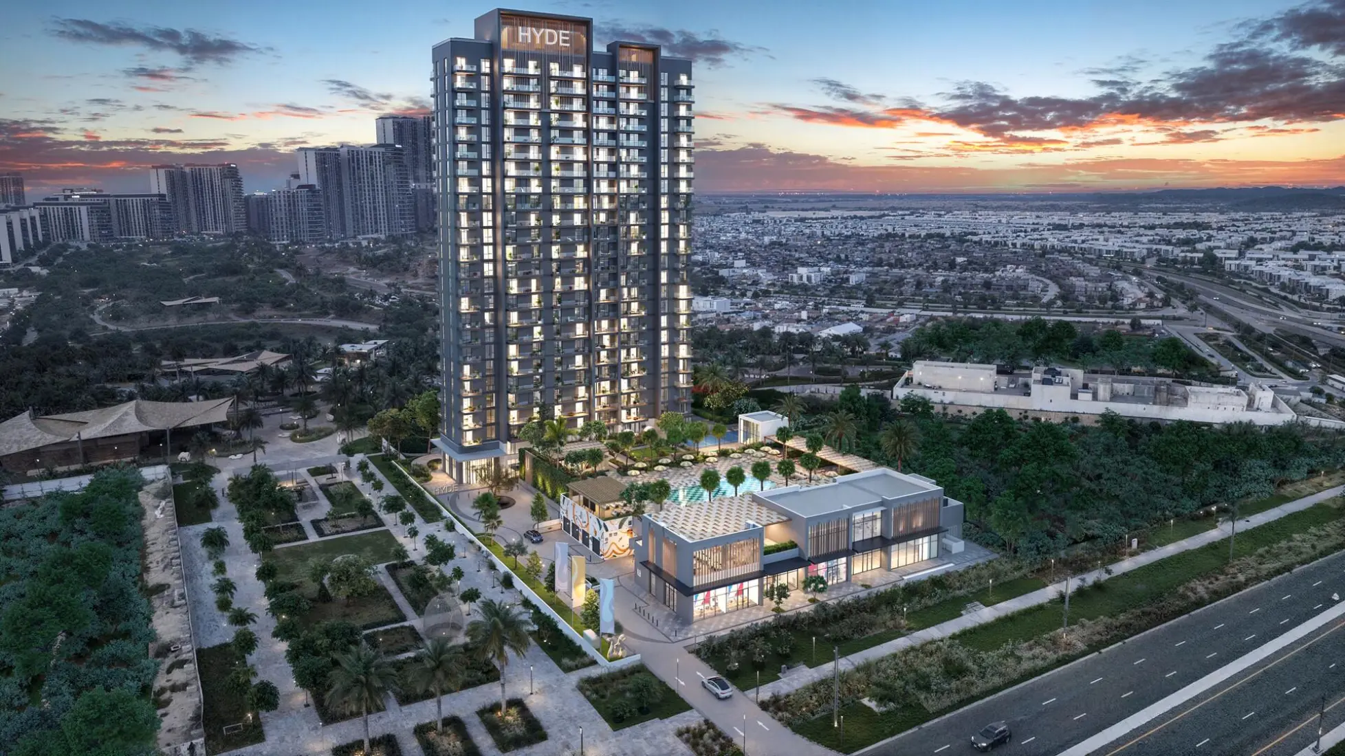 Hyde Residences, developer render