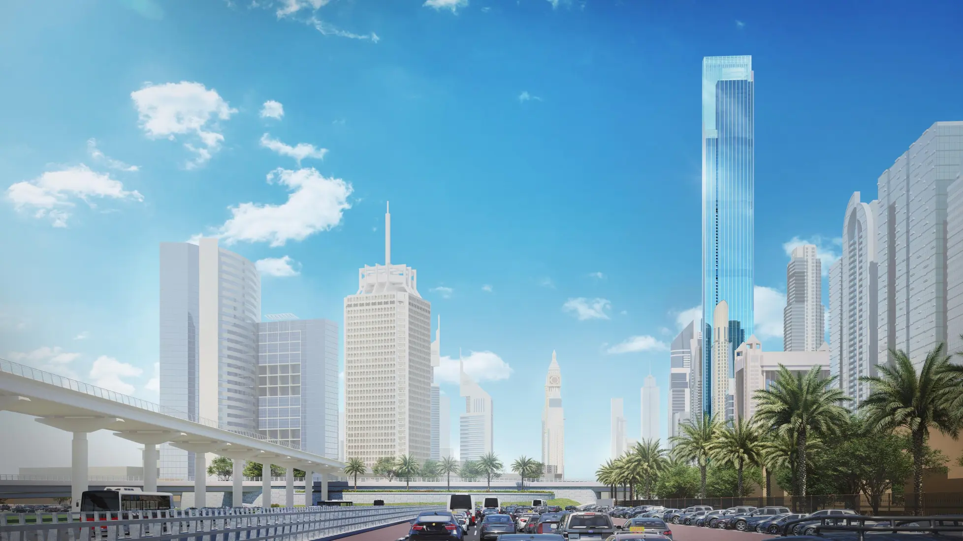 Burj Azizi, developer render