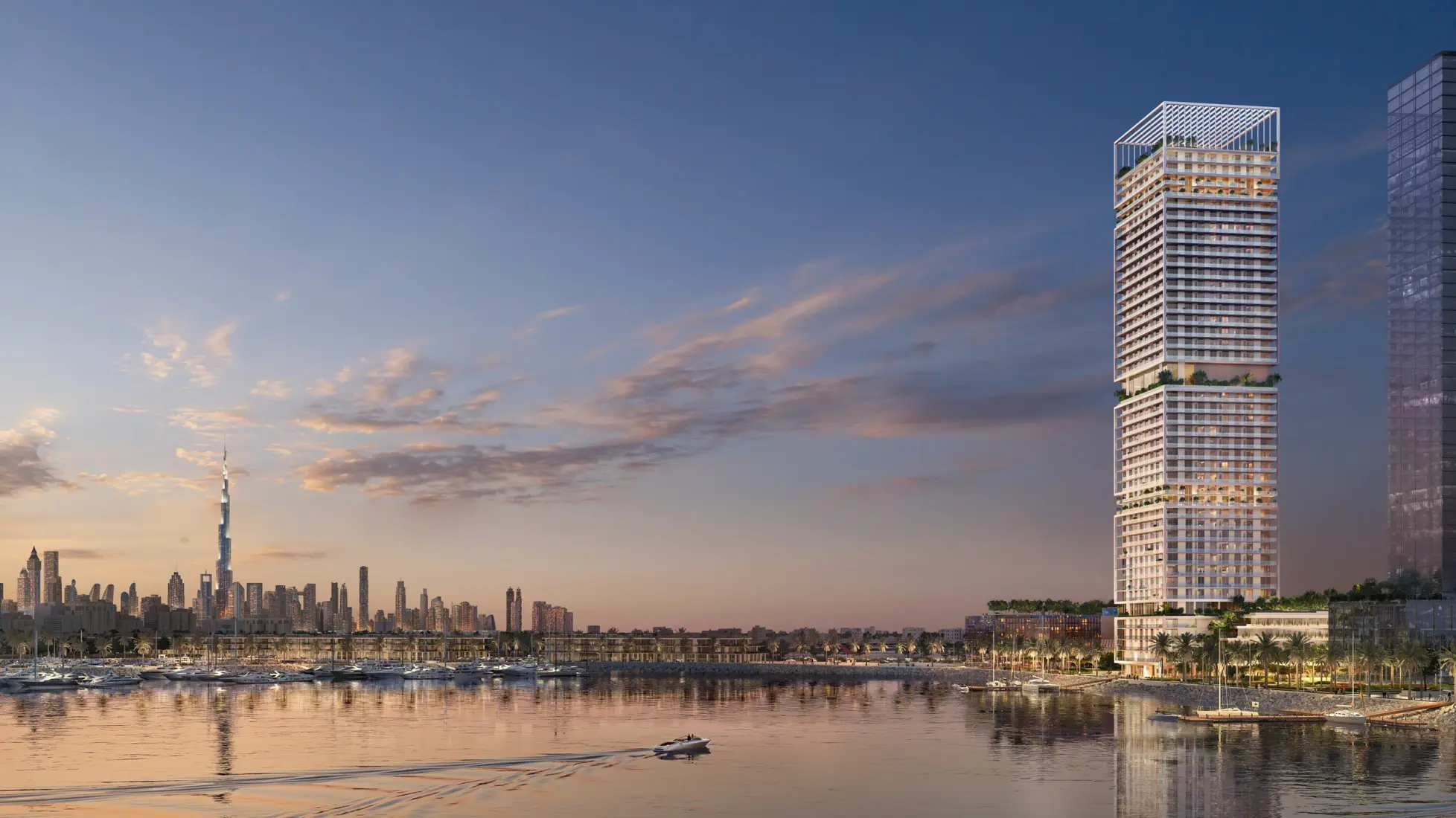 DMC (Dubai Maritime City), flagship project render