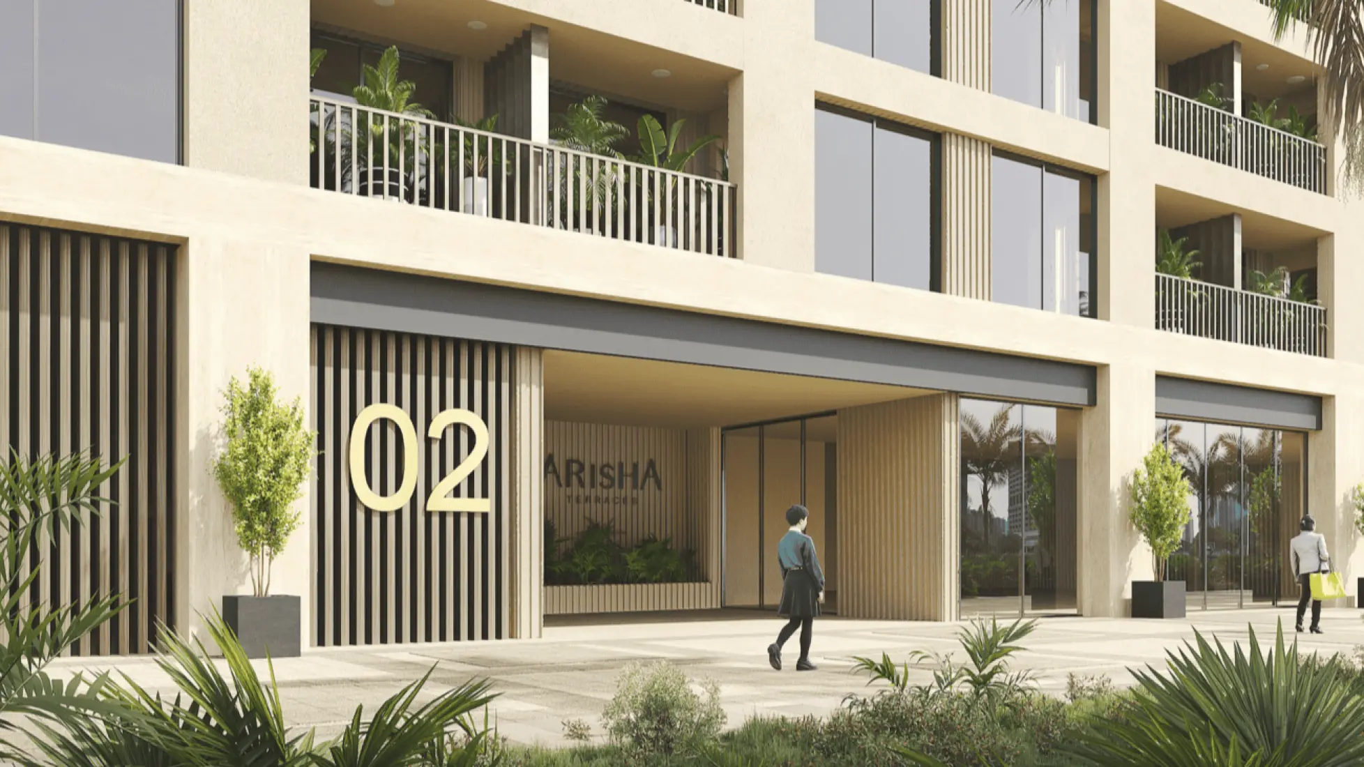 Arisha Terraces, developer render