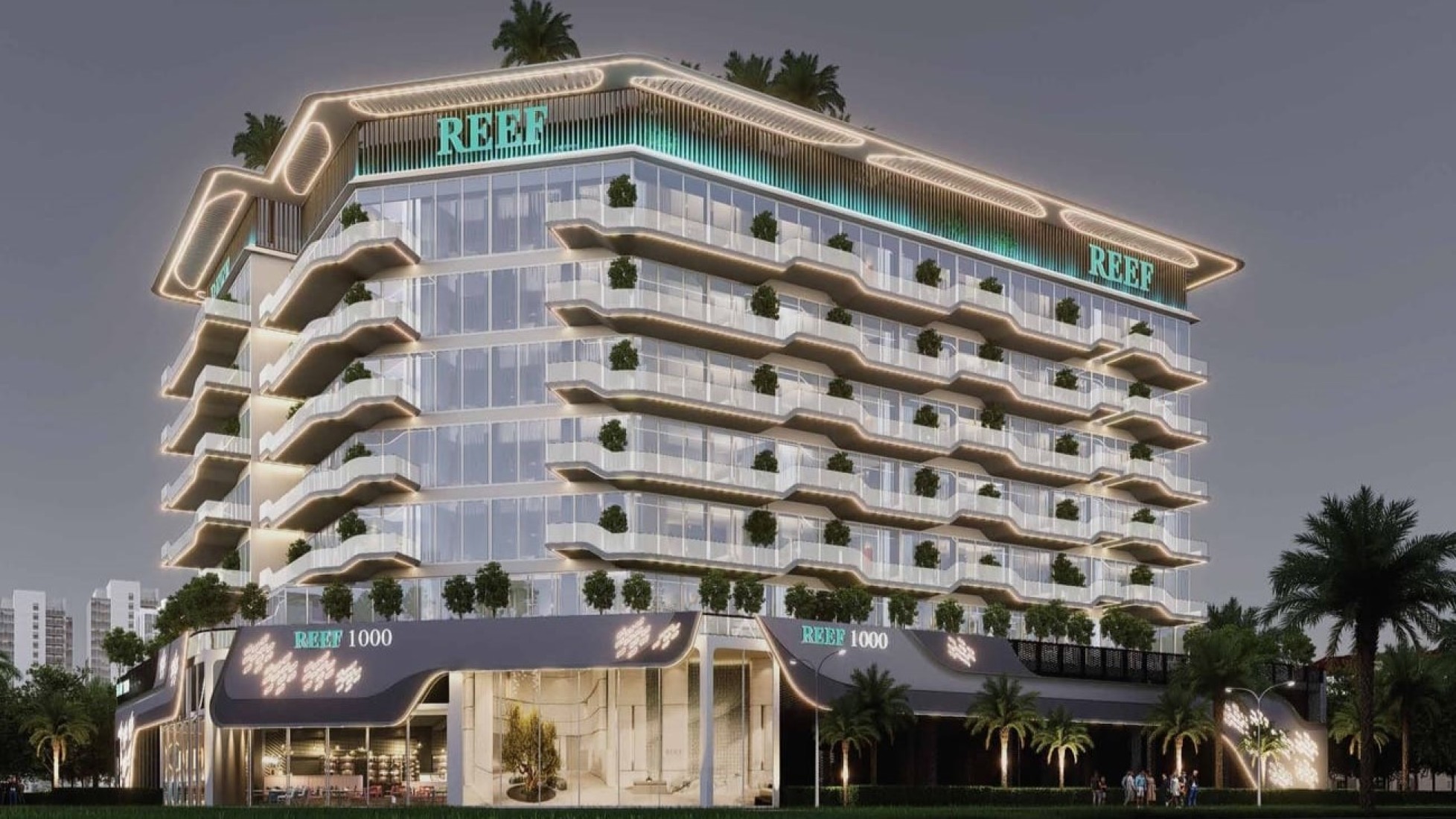 Dubai Land Residence Complex, flagship project render