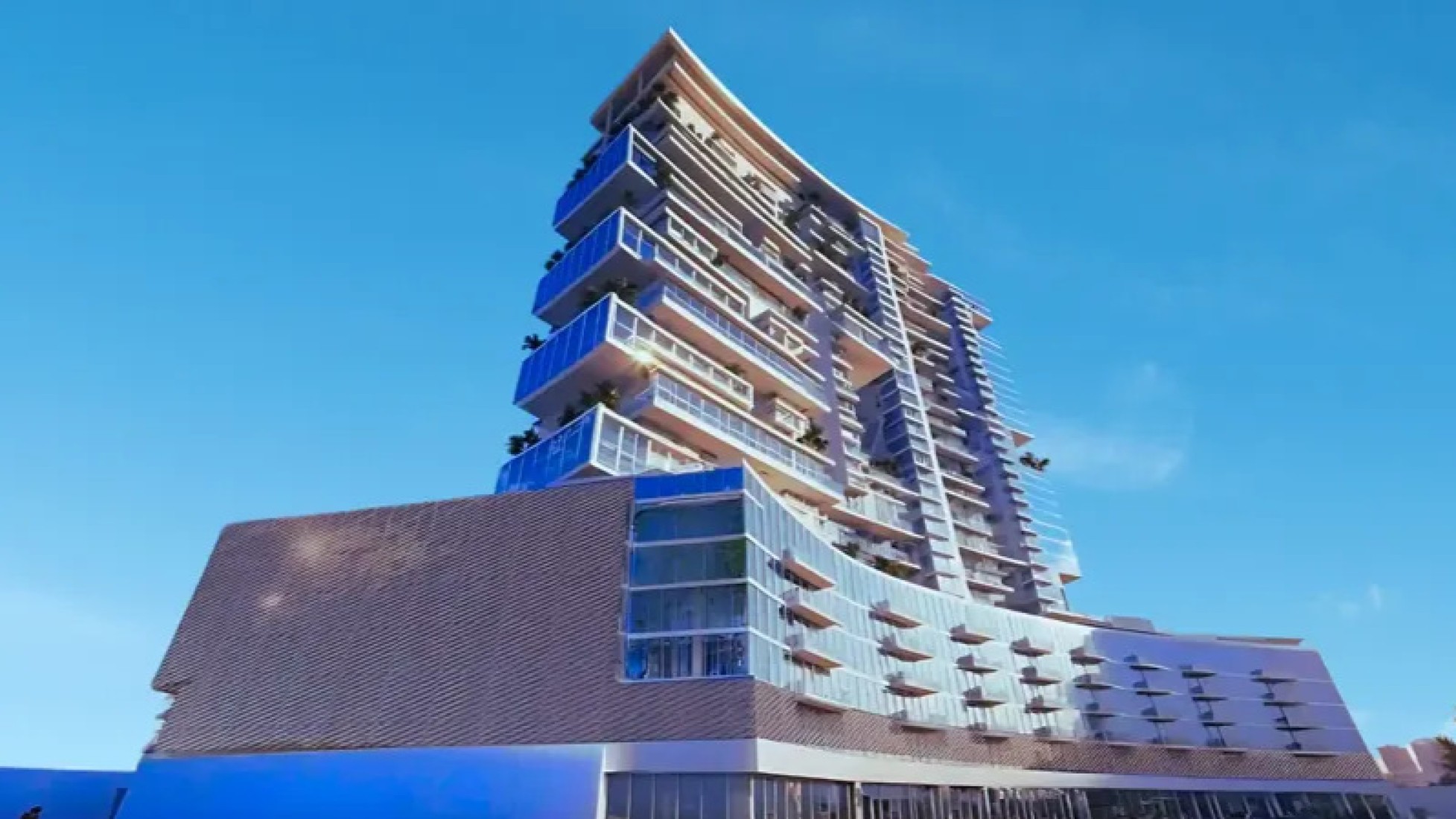 Radiant Marina Towers, developer render