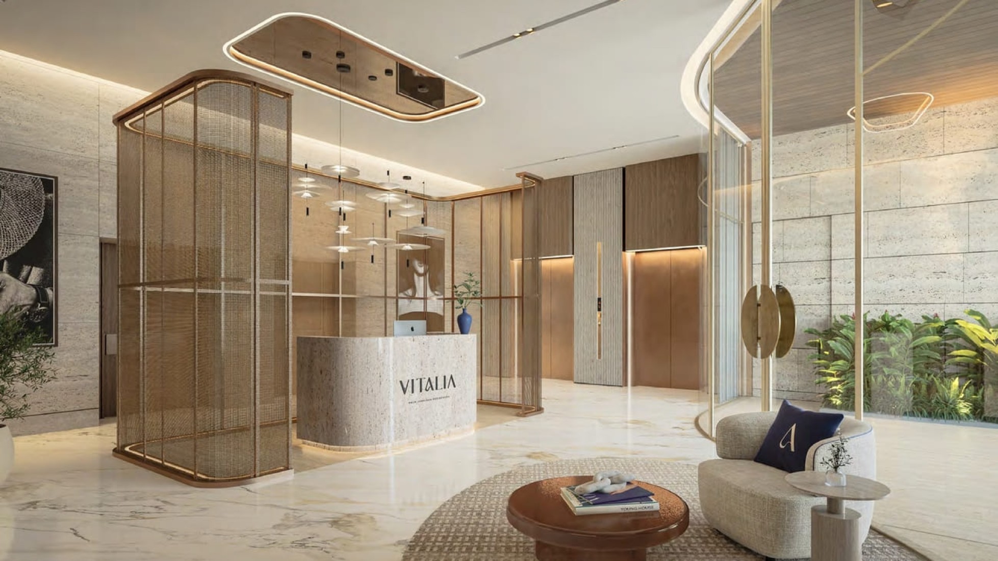 Vitalia Palm Jumeirah Residences, developer render