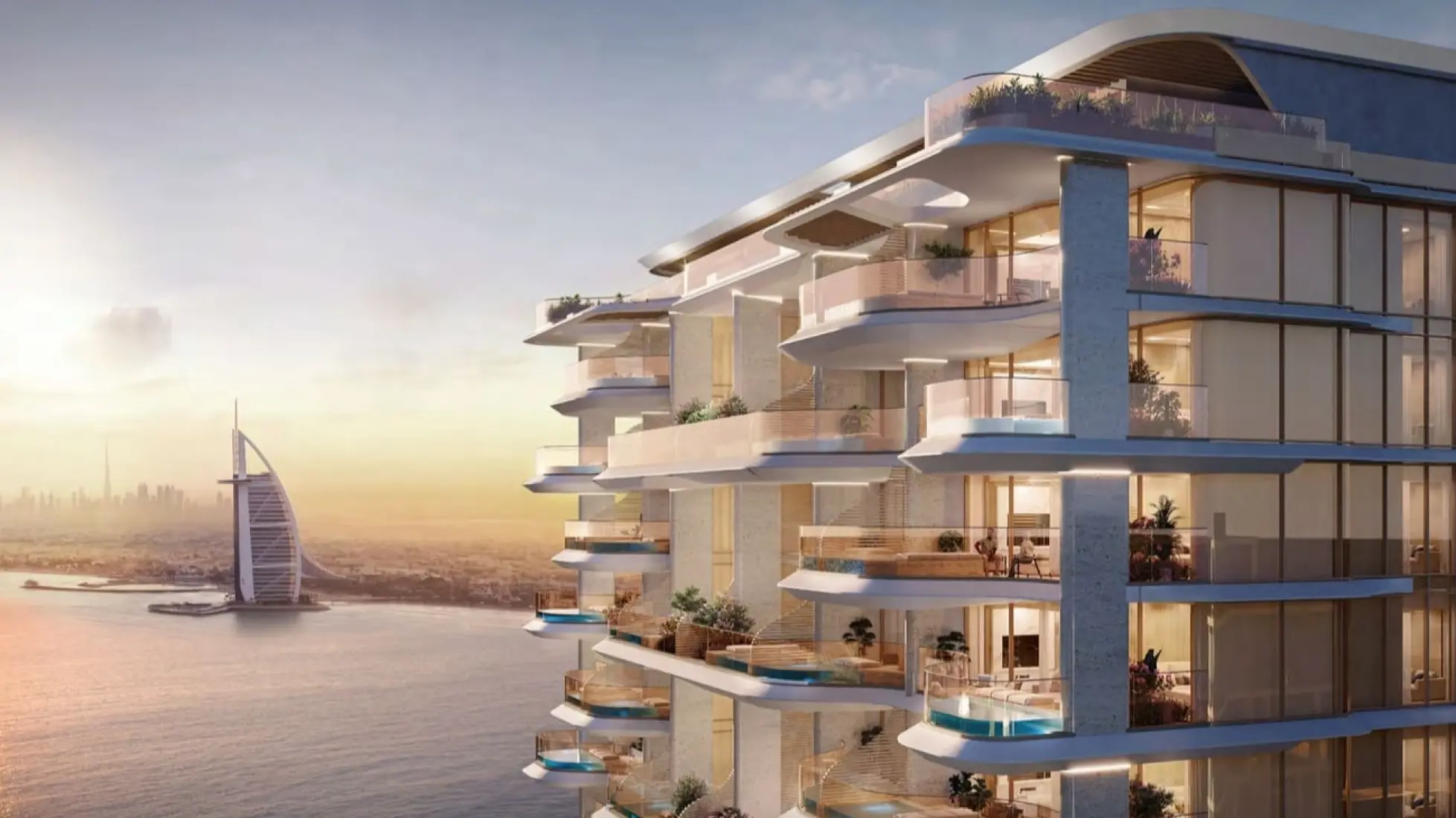 Vitalia Palm Jumeirah Residences, developer render