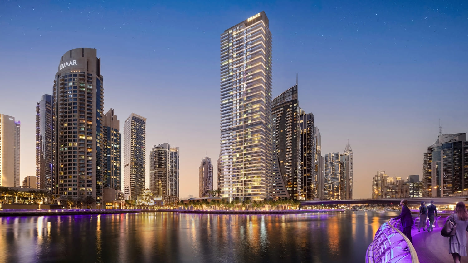 Jumeirah Beach Residence (JBR), flagship project render