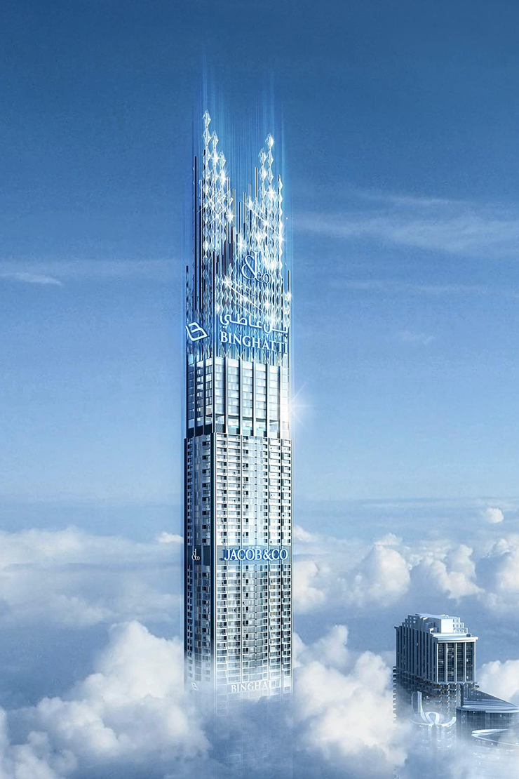 Burj Binghatti Jacob and Co Residences, developer render