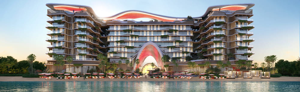 The Unexpected Al Marjan Island Hotel and Residence, developer render