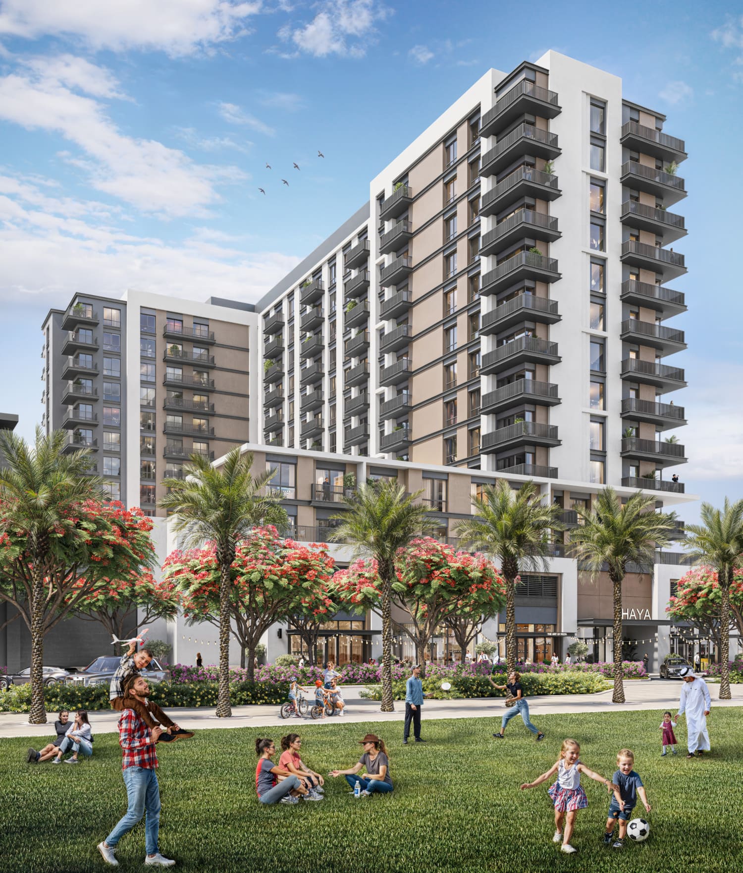Haya on the Park, developer render