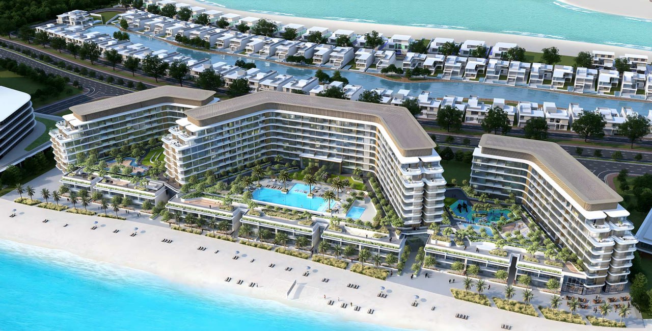 Beach Residences at Siniya Island, developer render