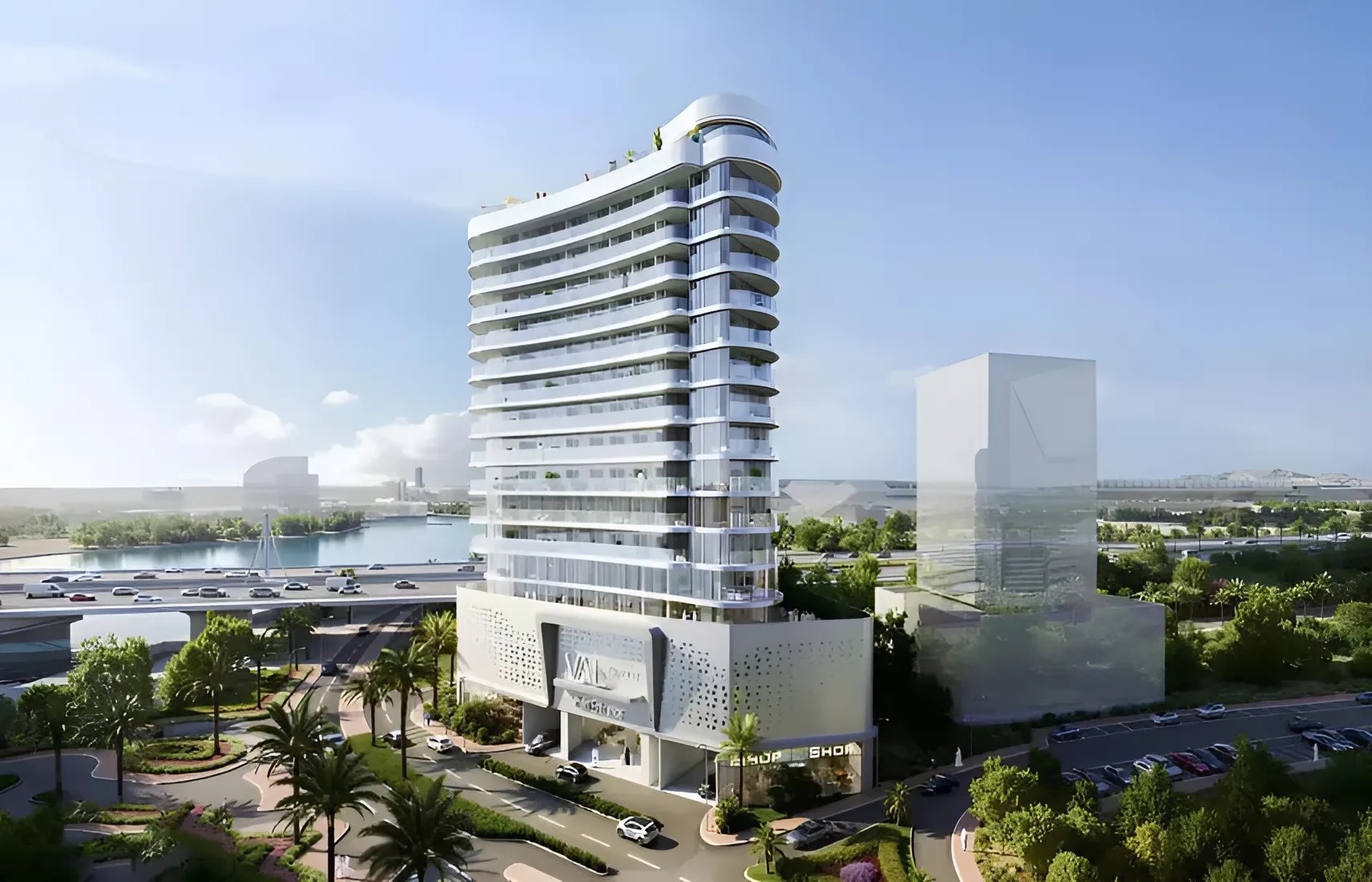 Al Jaddaf Waterfront, flagship project render