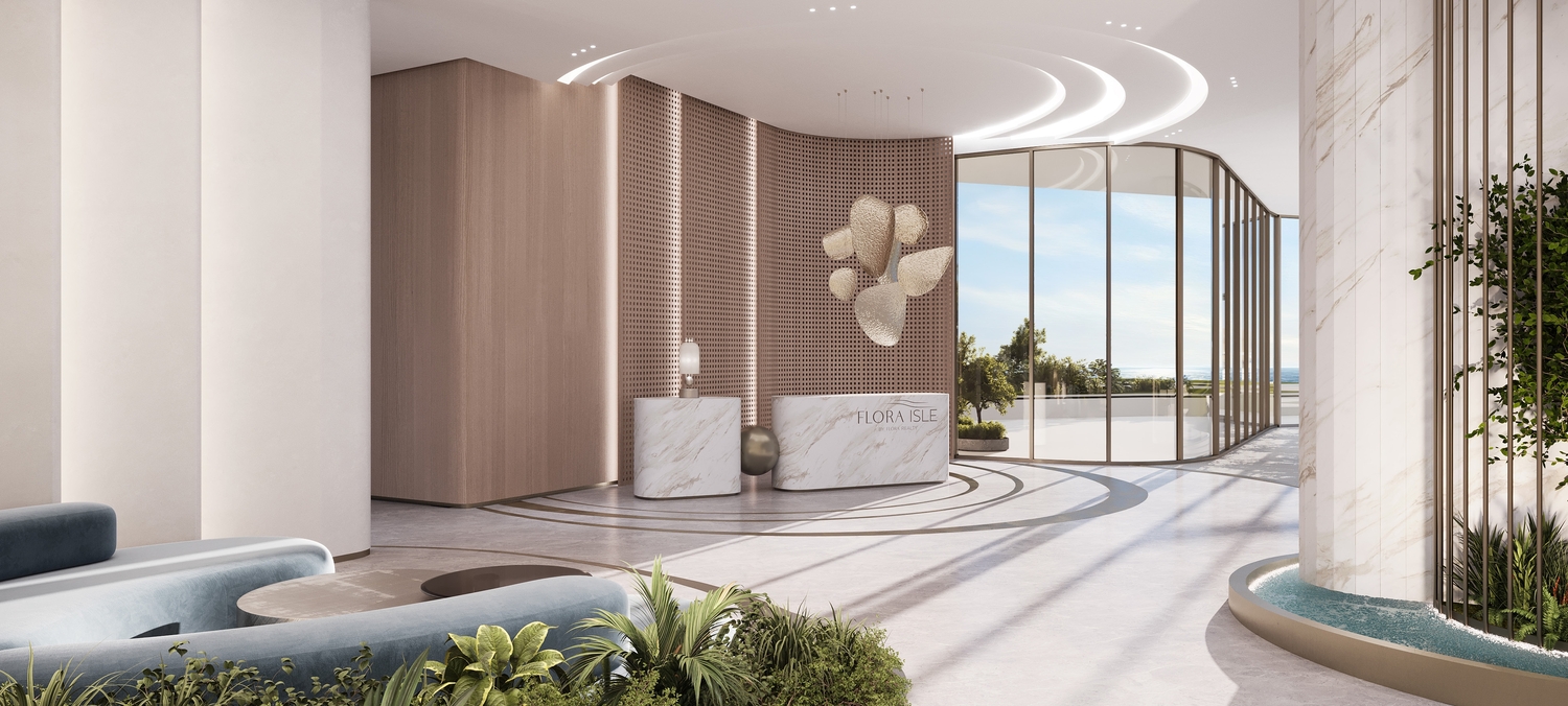 Flora Isle Beachfront Residences, developer render