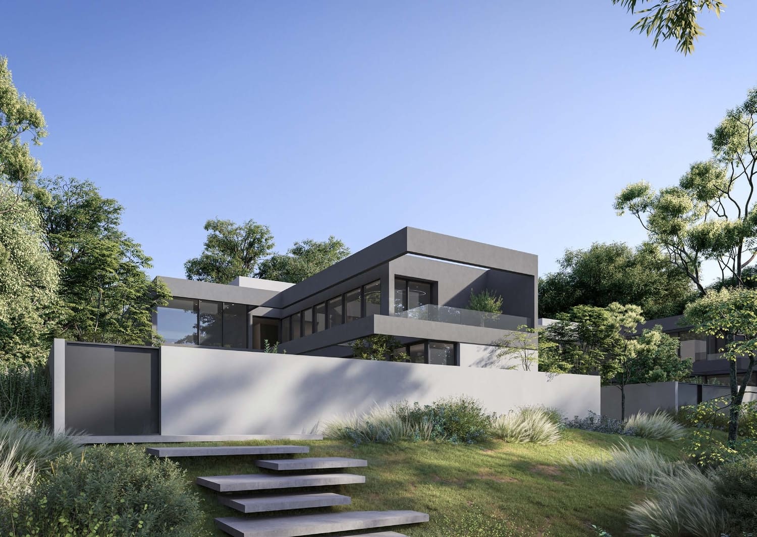 Al Rowdat Suburb, flagship project render