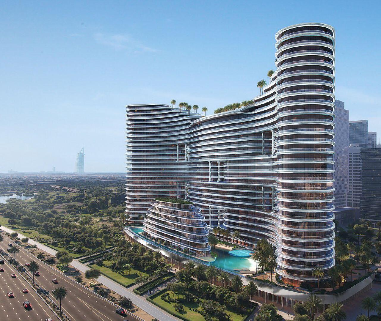 Binghatti Aquarise, developer render