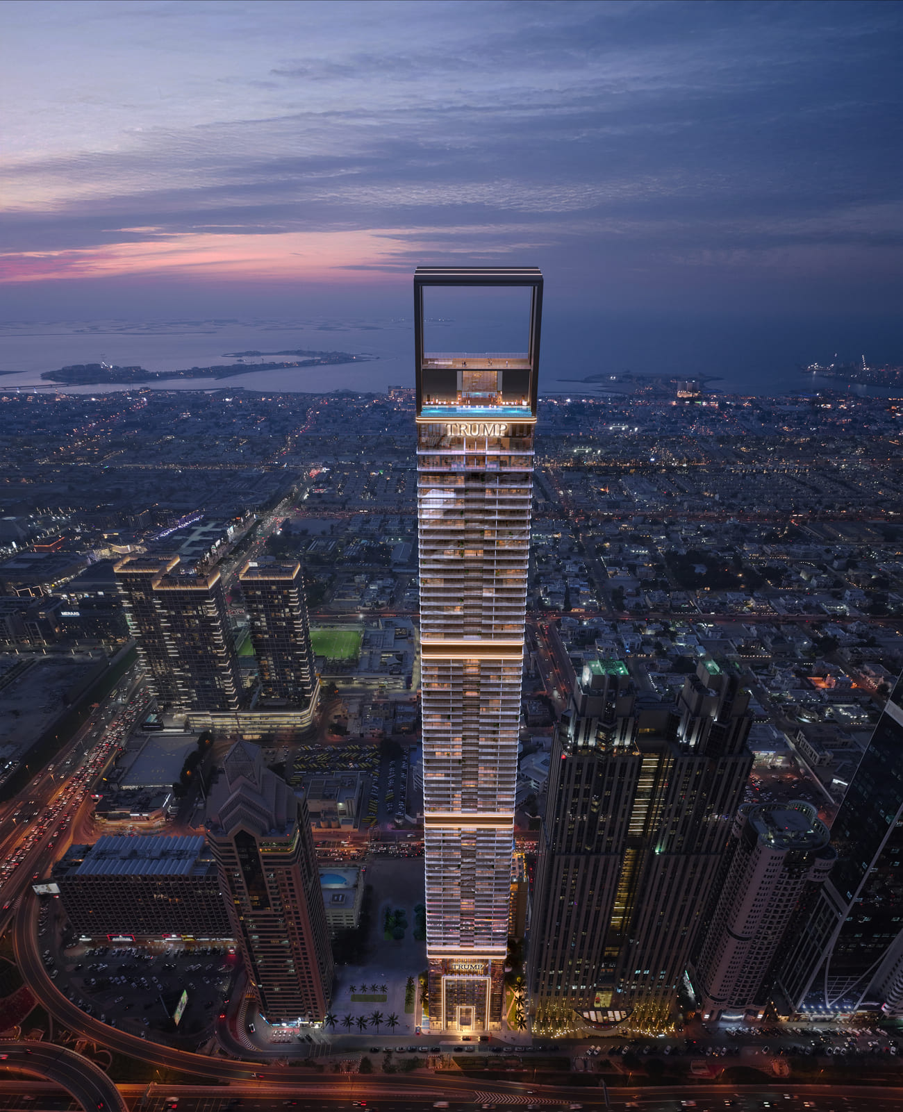 Trump International Hotel and Tower, developer render