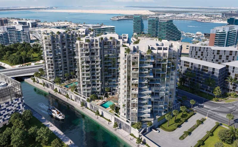 Al Raha Beach, flagship project render