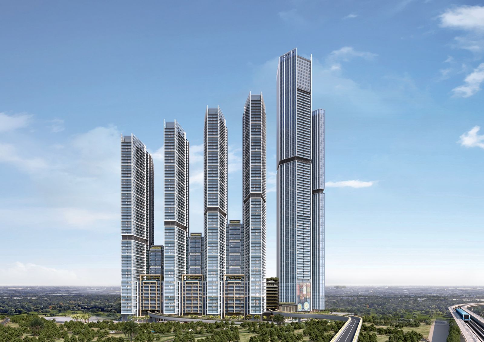 The Serene at Sobha Central, developer render
