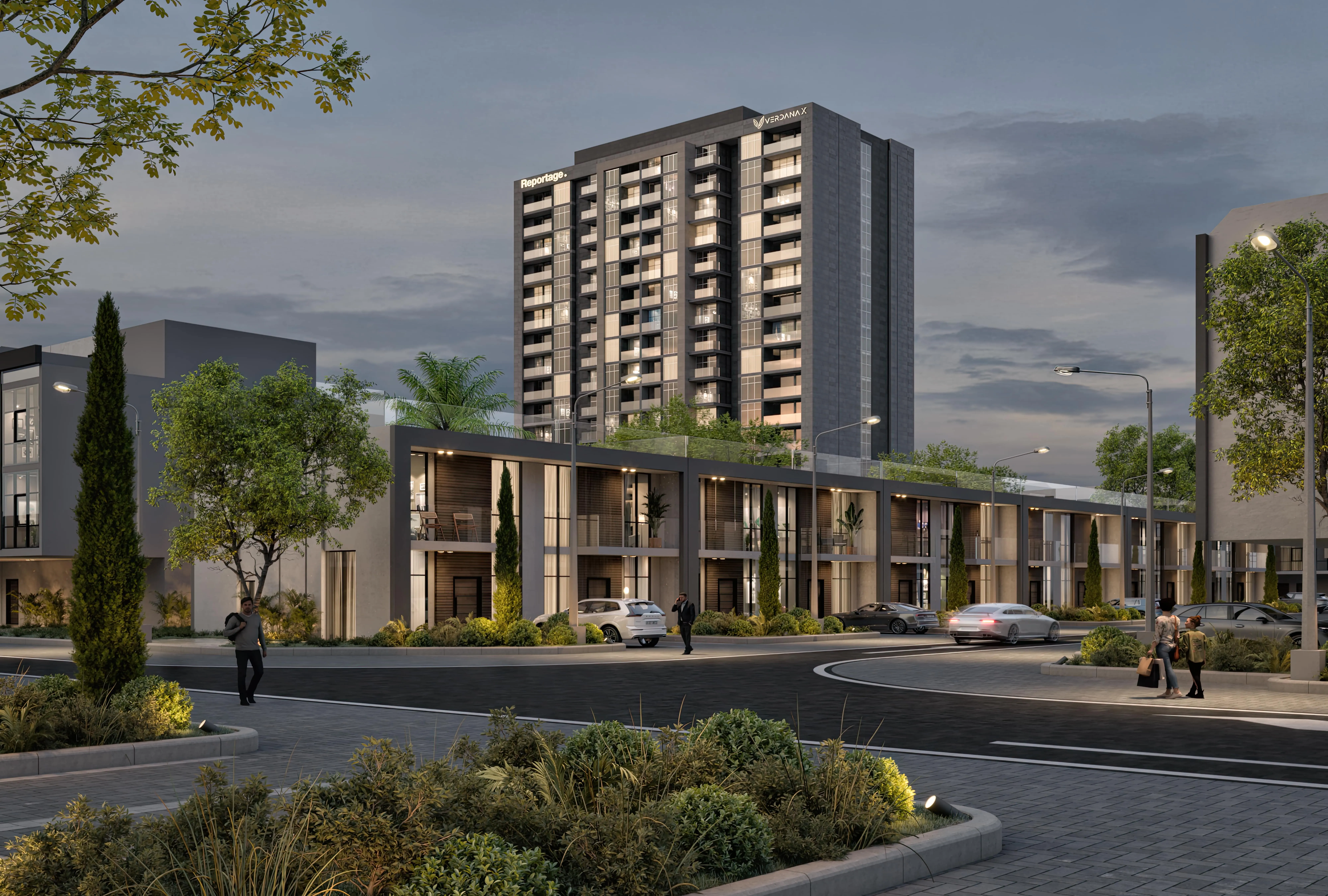 Verdana X, developer render
