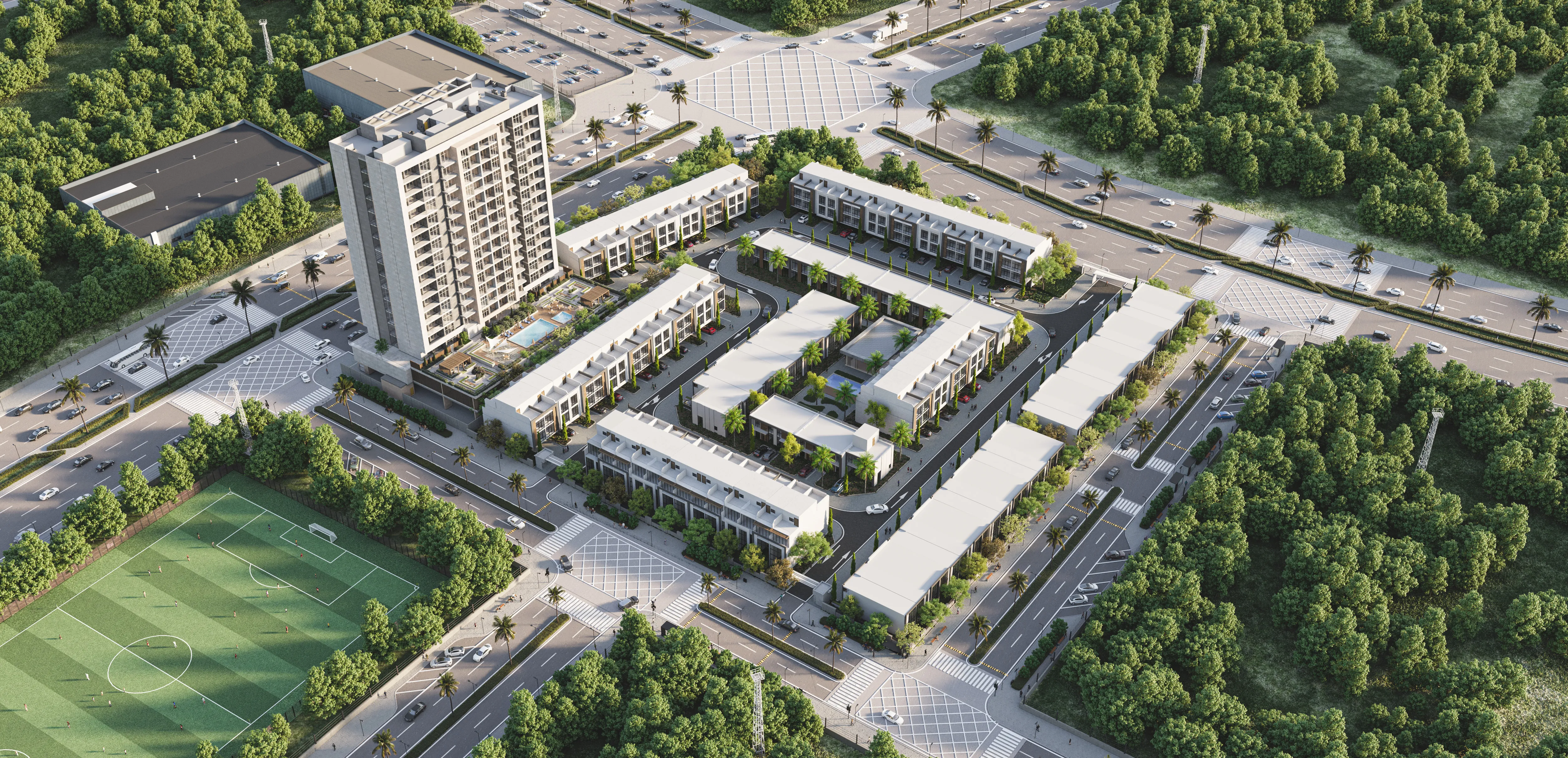 Dubai Investments Park, flagship project render