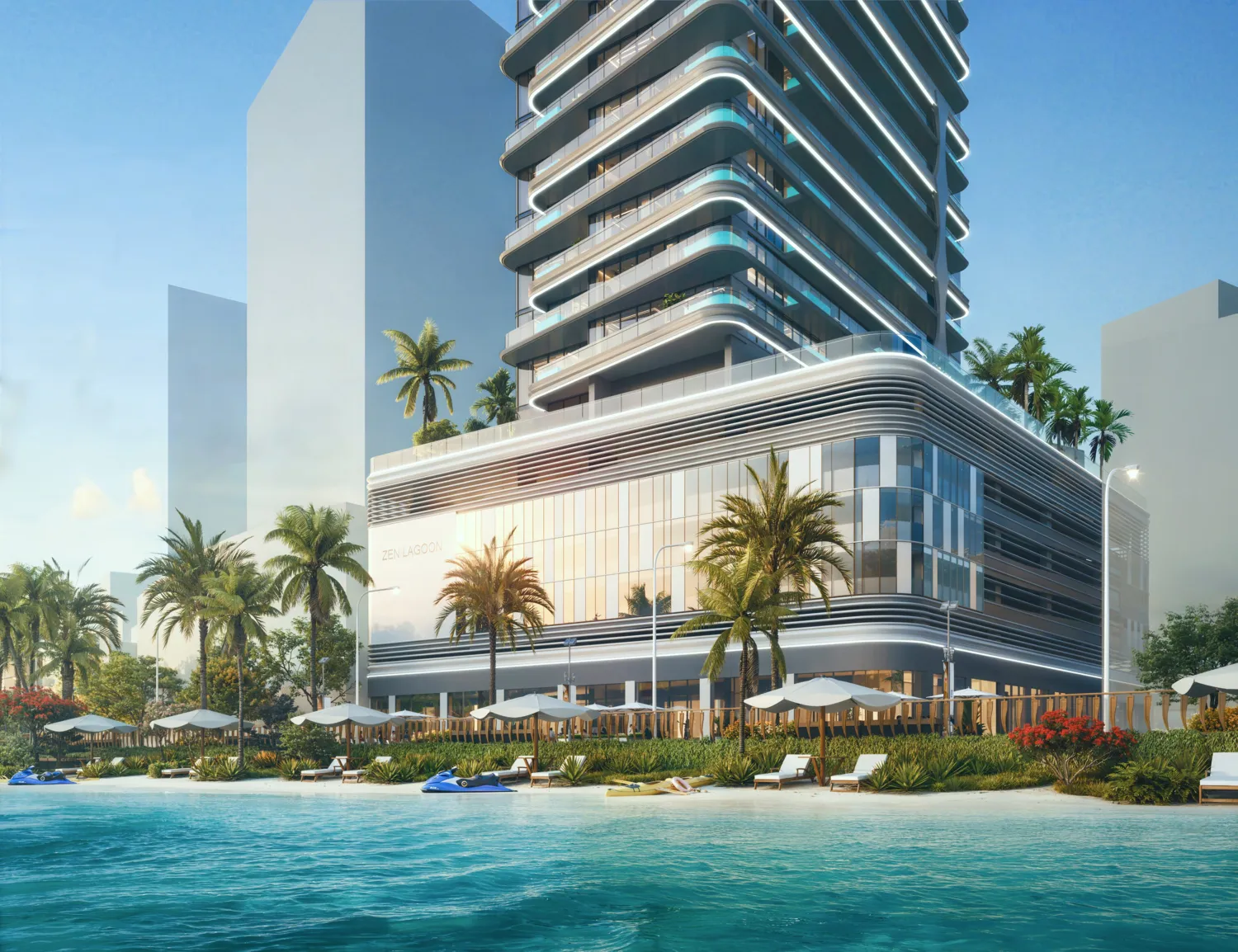 Zen Lagoons by Sanzen, developer render