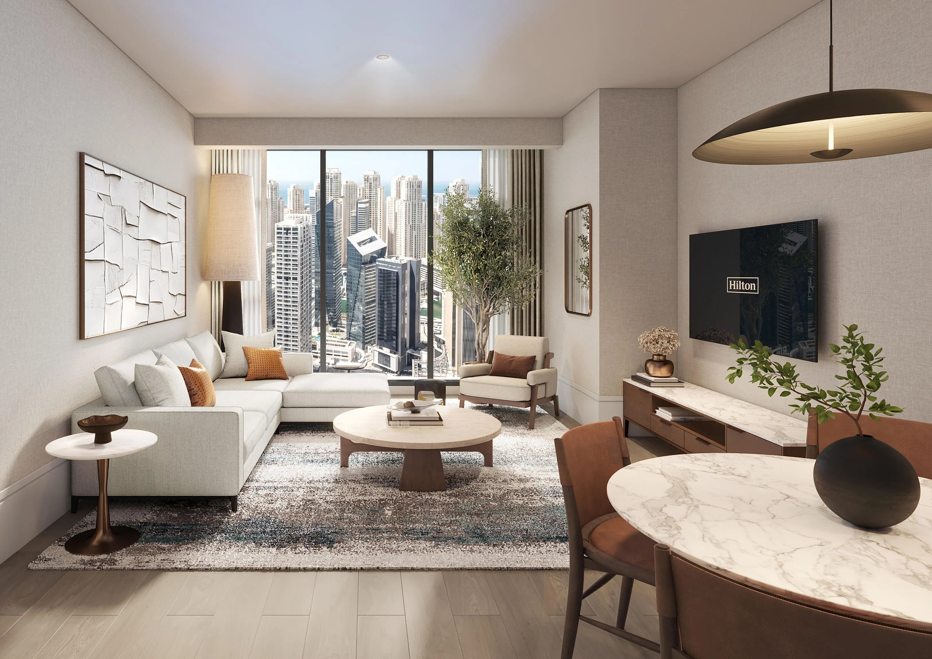 Hilton Residences Dubai JLT, developer render