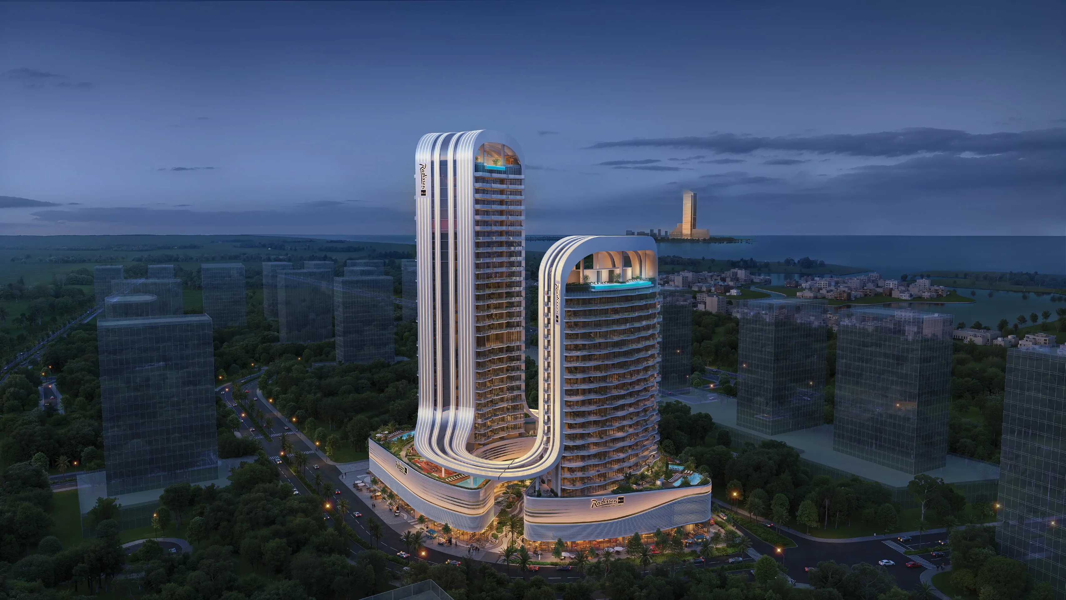 Rak Central, flagship project render