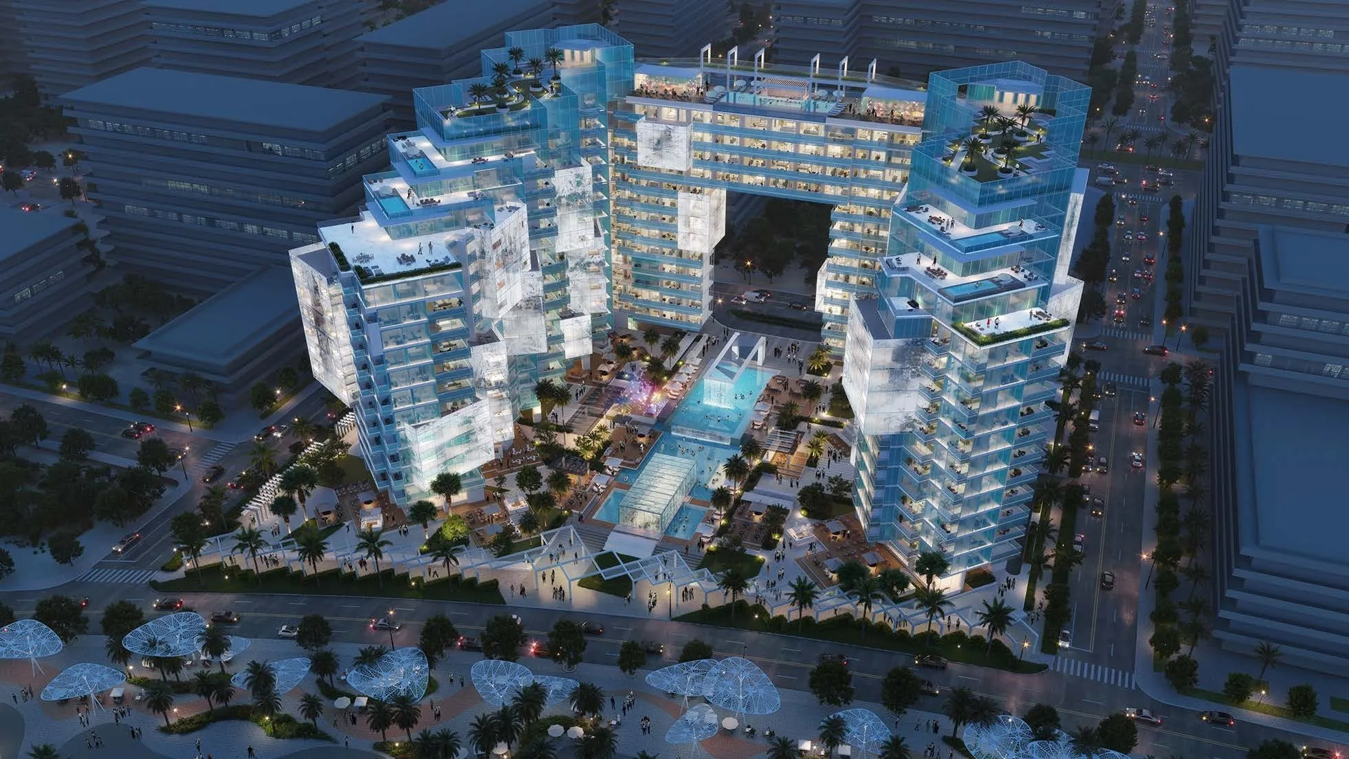 Al Hamra Industrial Area, flagship project render
