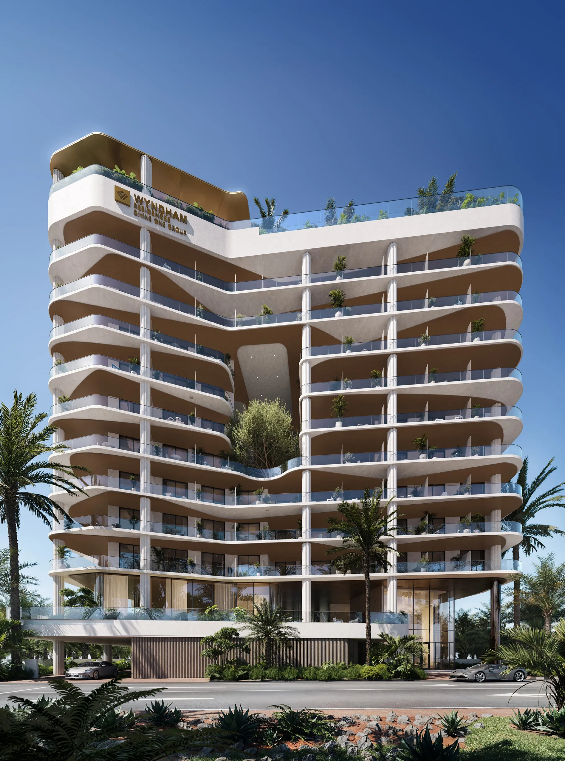 Wyndham Residences Al Marjan Island, developer render