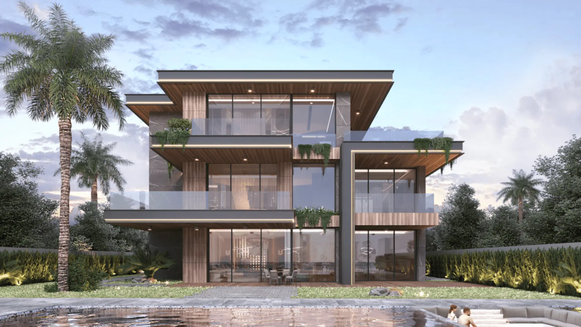 Jacob and Co Beachfront Living, developer render