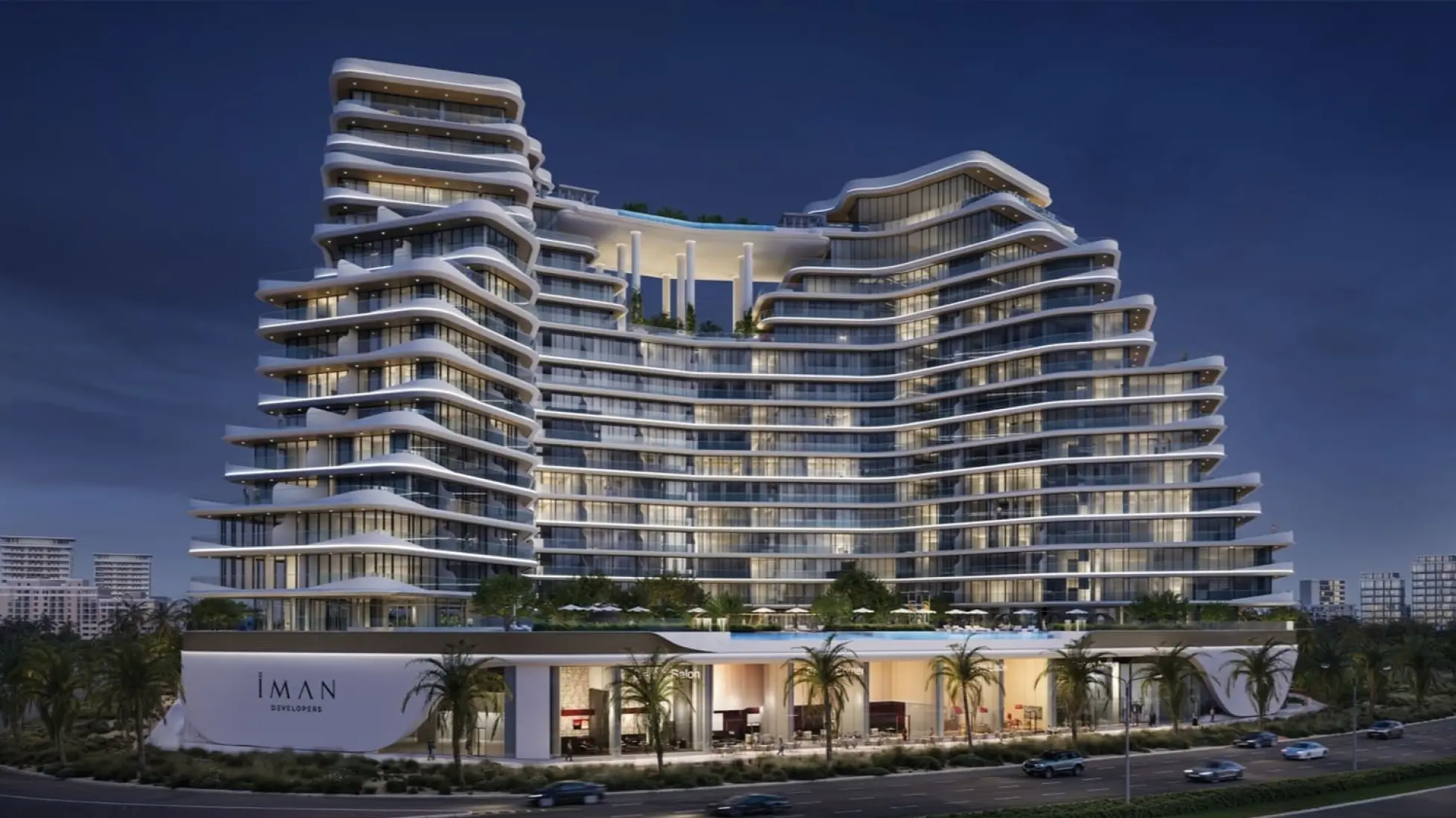 15 Cascade Featured by Versace Ceramics, developer render