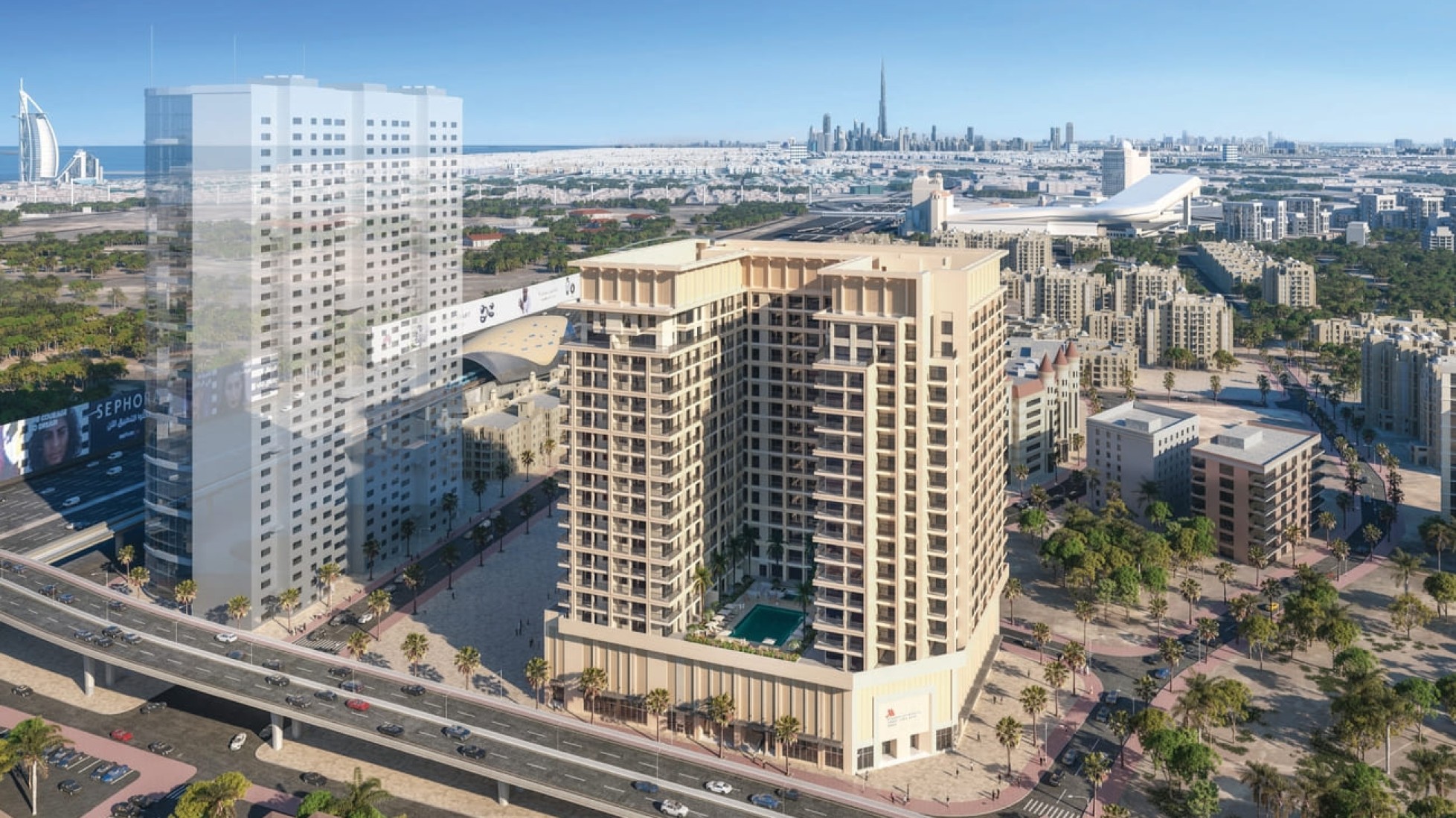 Al Barsha (I), flagship project render