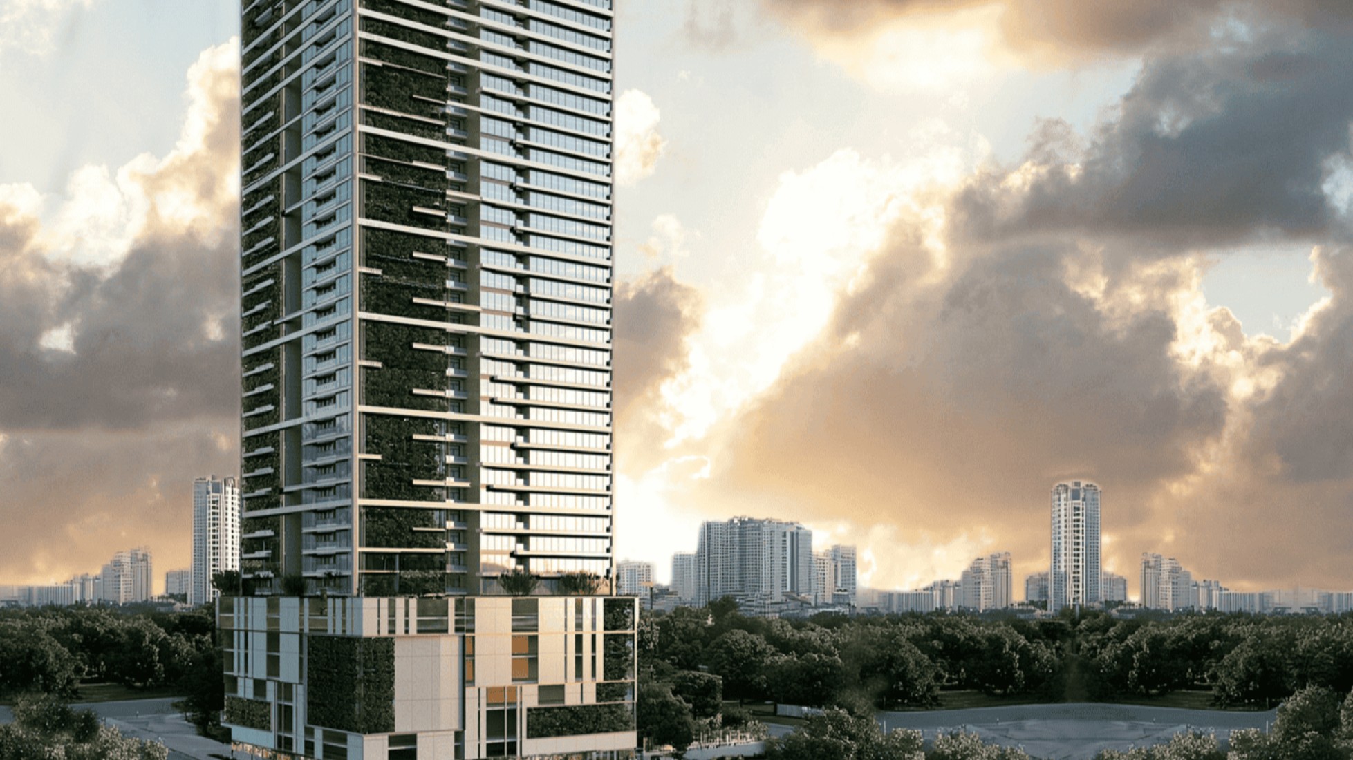 Sky Gardens Tower, developer render