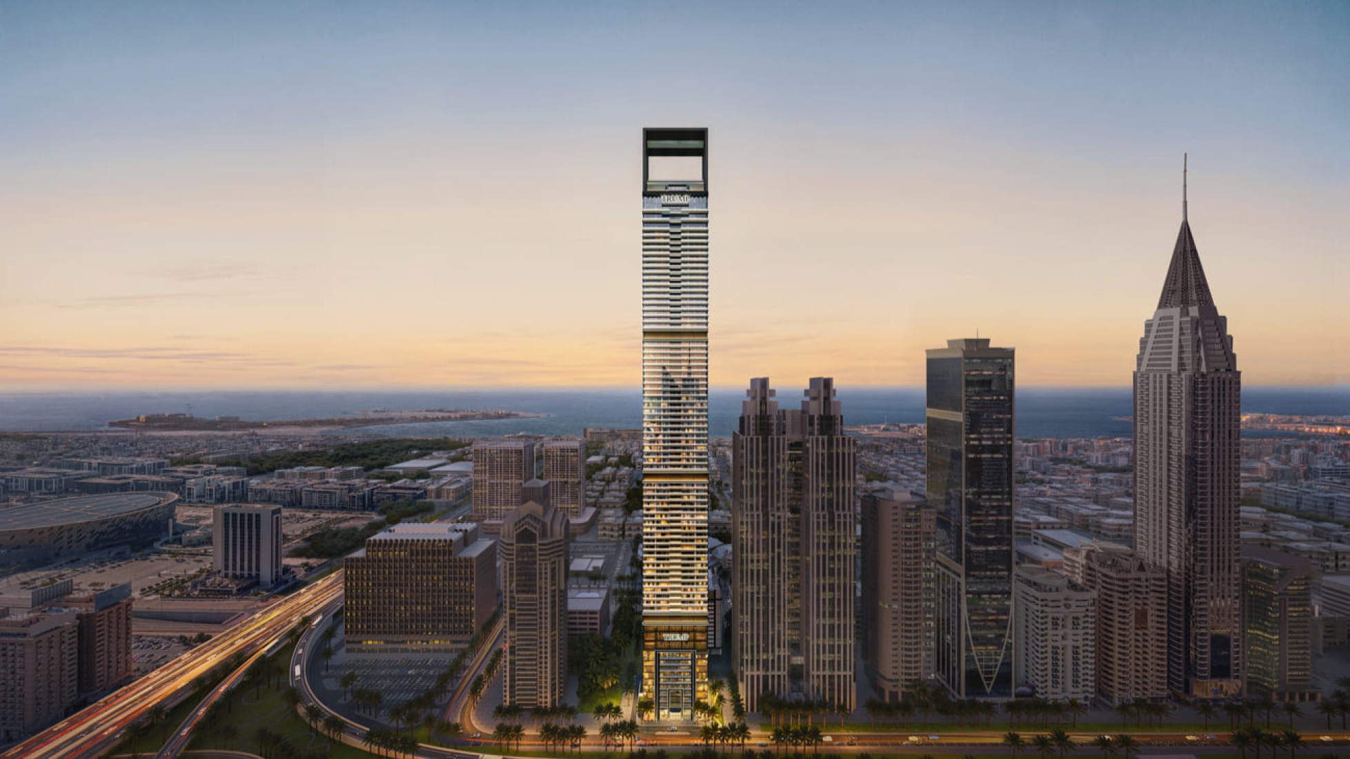 Trump International Hotel & Tower Dubai, developer render