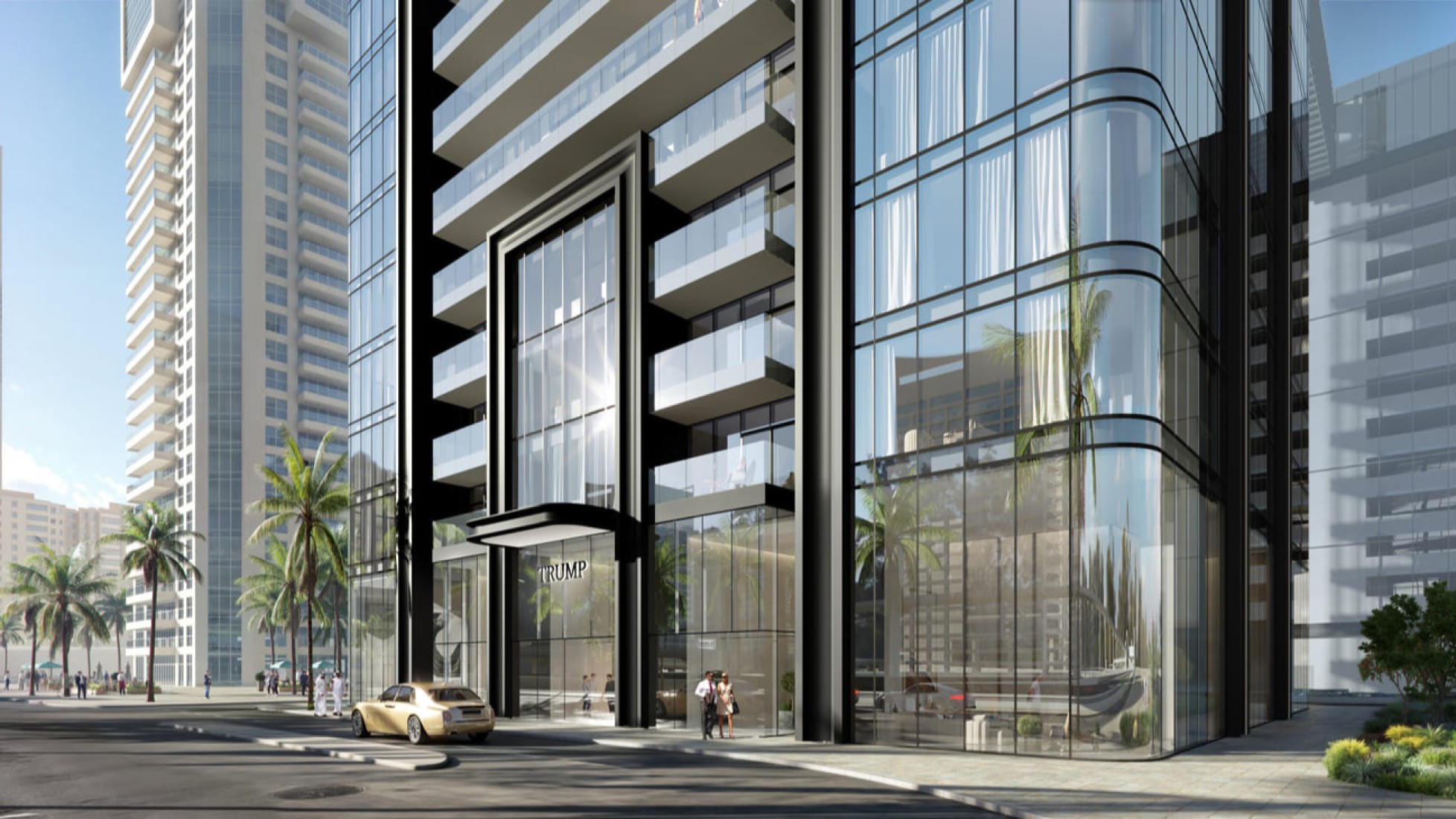 Trade Center First(I), flagship project render
