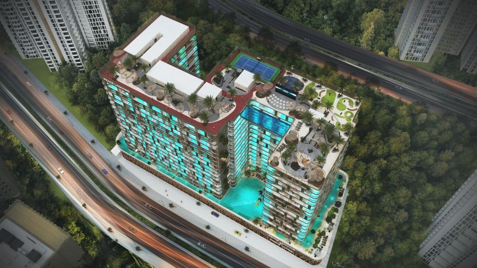 Peace Lagoons 2, Dubai Land Residence Complex