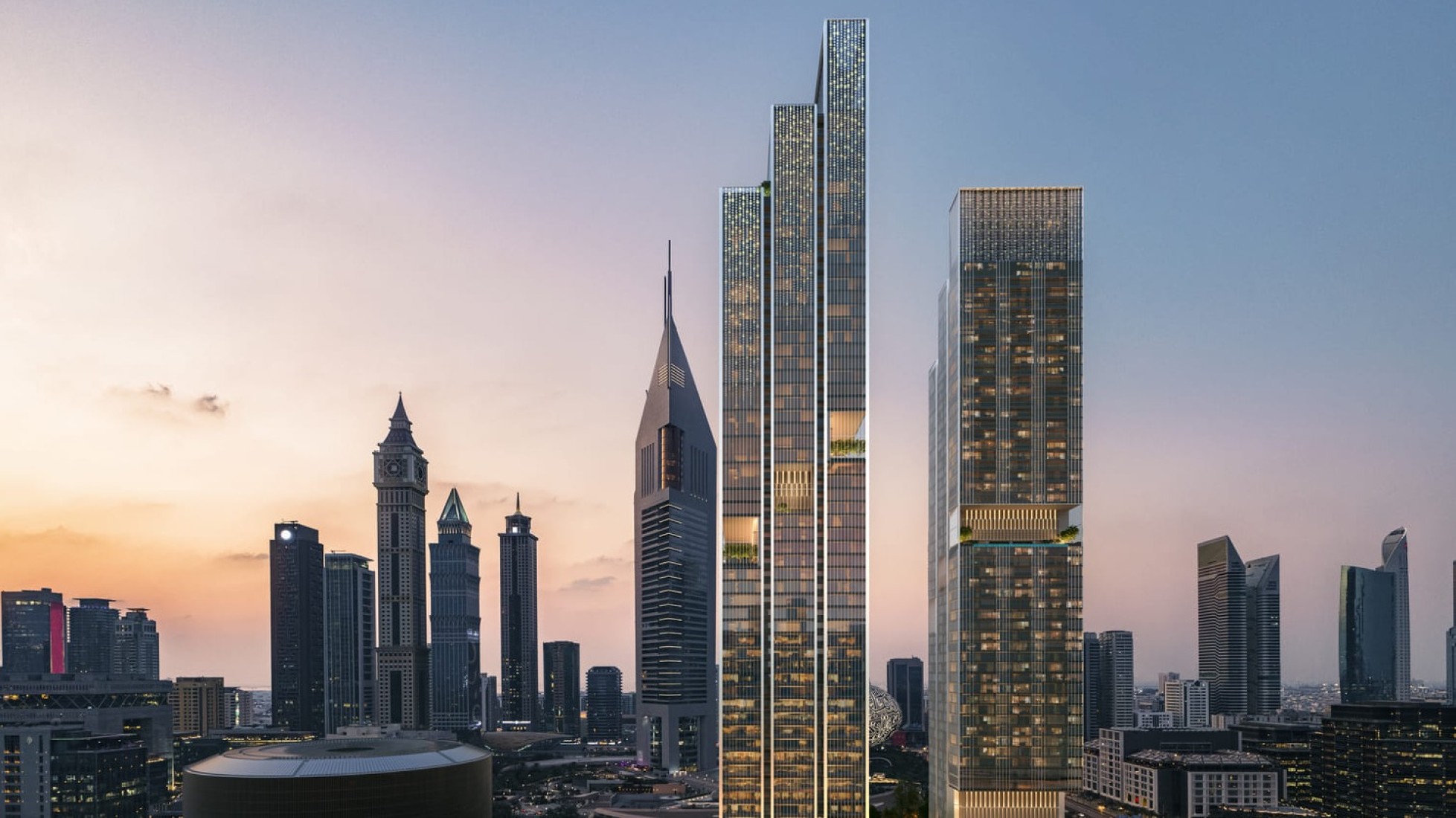 Trade Center Second (II), flagship project render