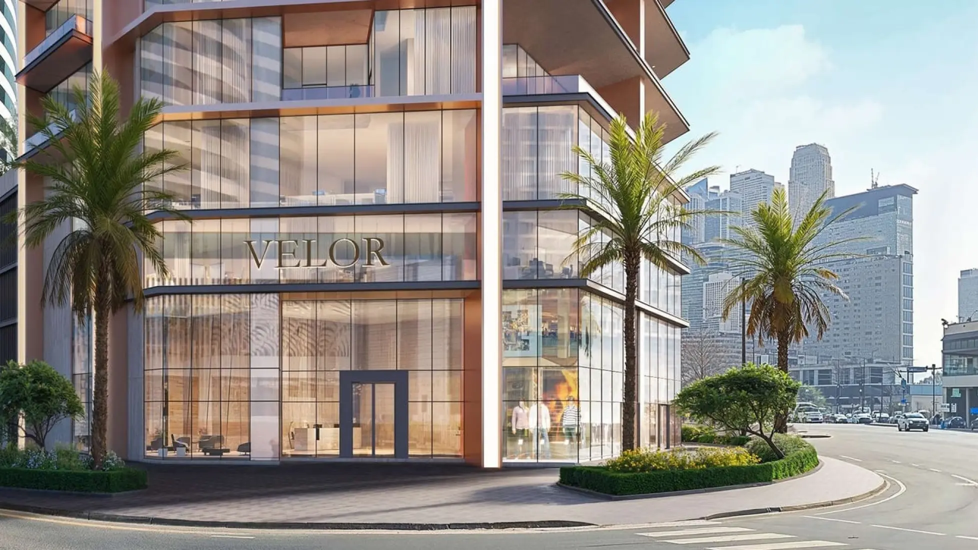 Velor Penthouses, developer render
