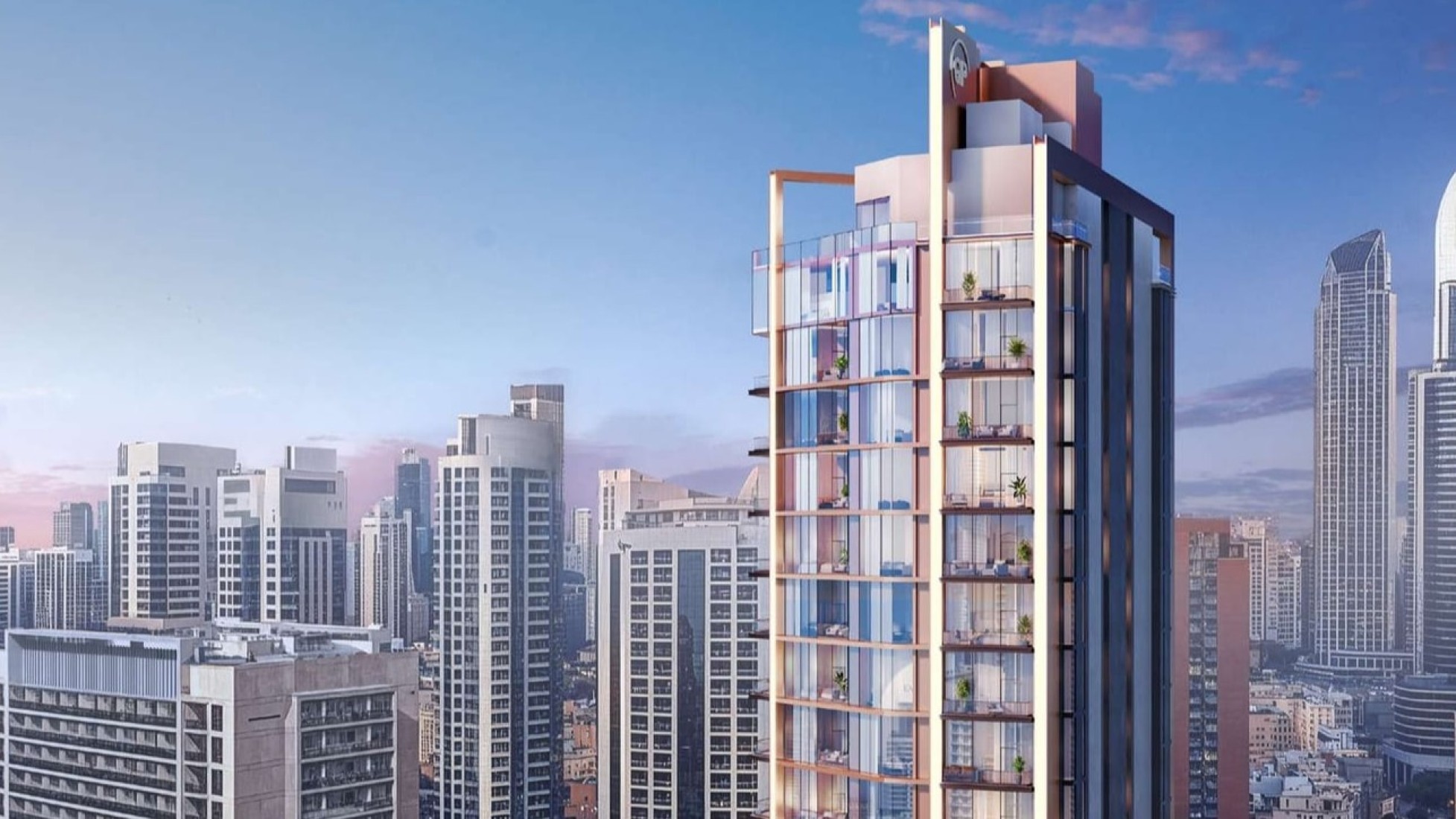 Velor Penthouses, developer render