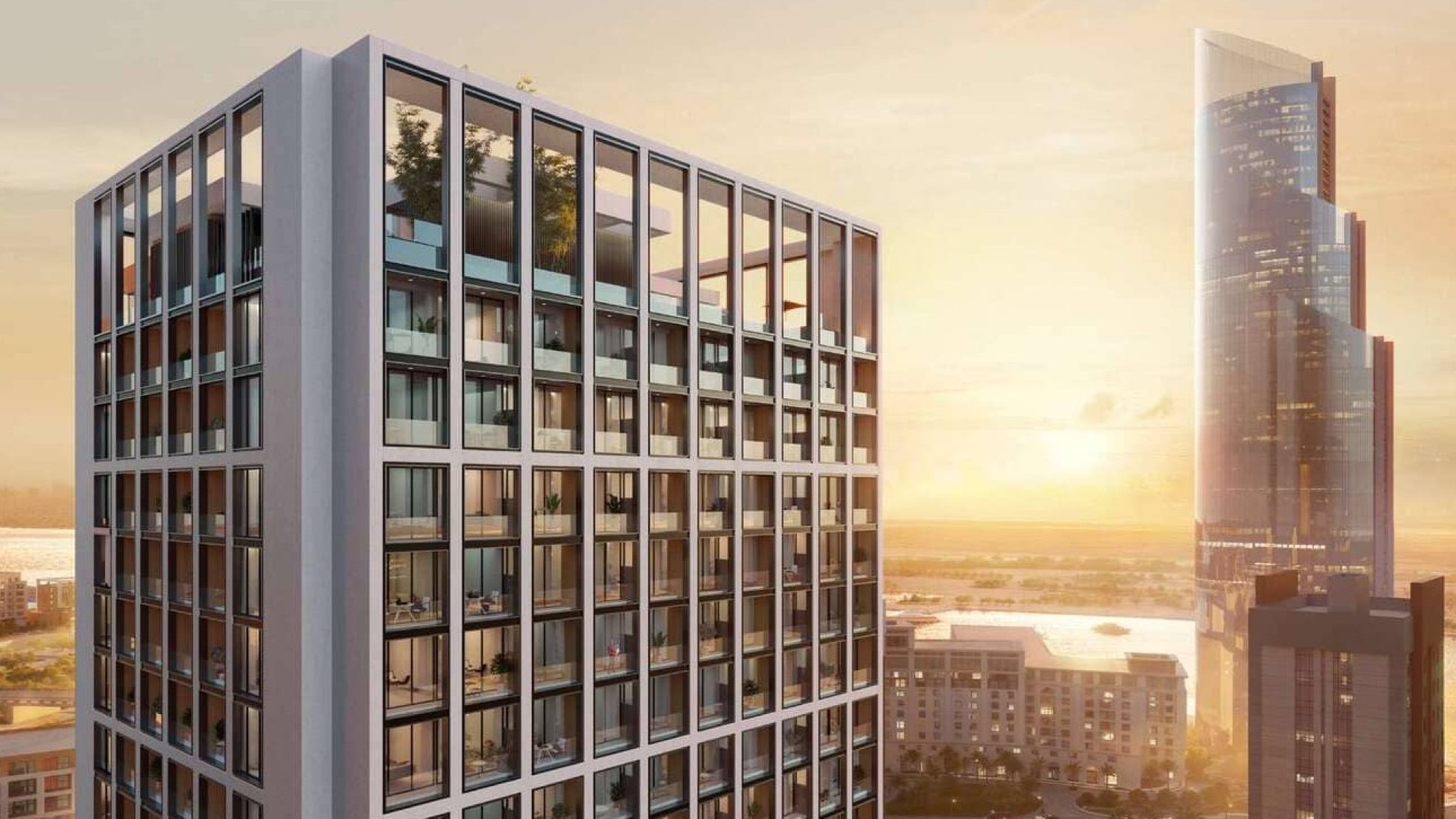 Al Jaddaf (I), flagship project render