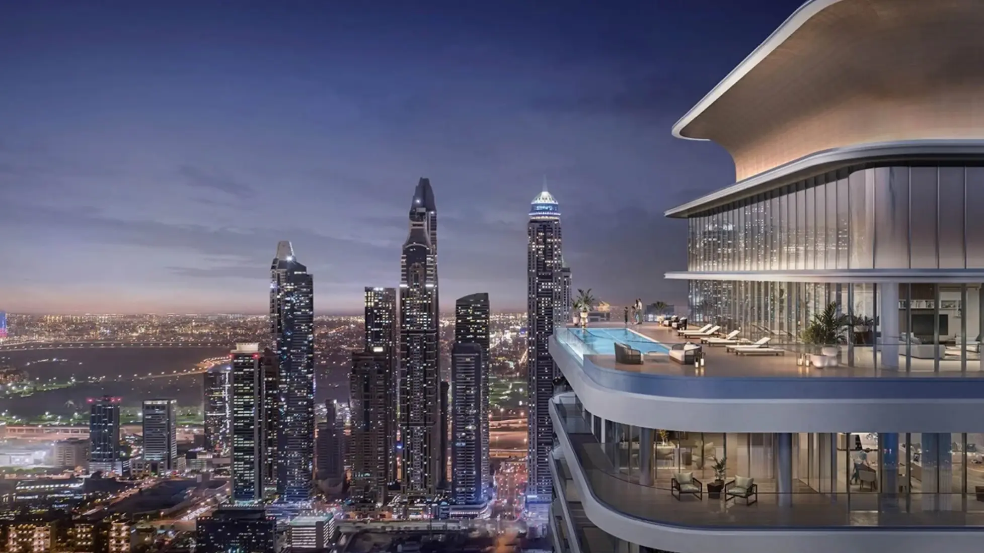 Emaar Beachfront, flagship project render