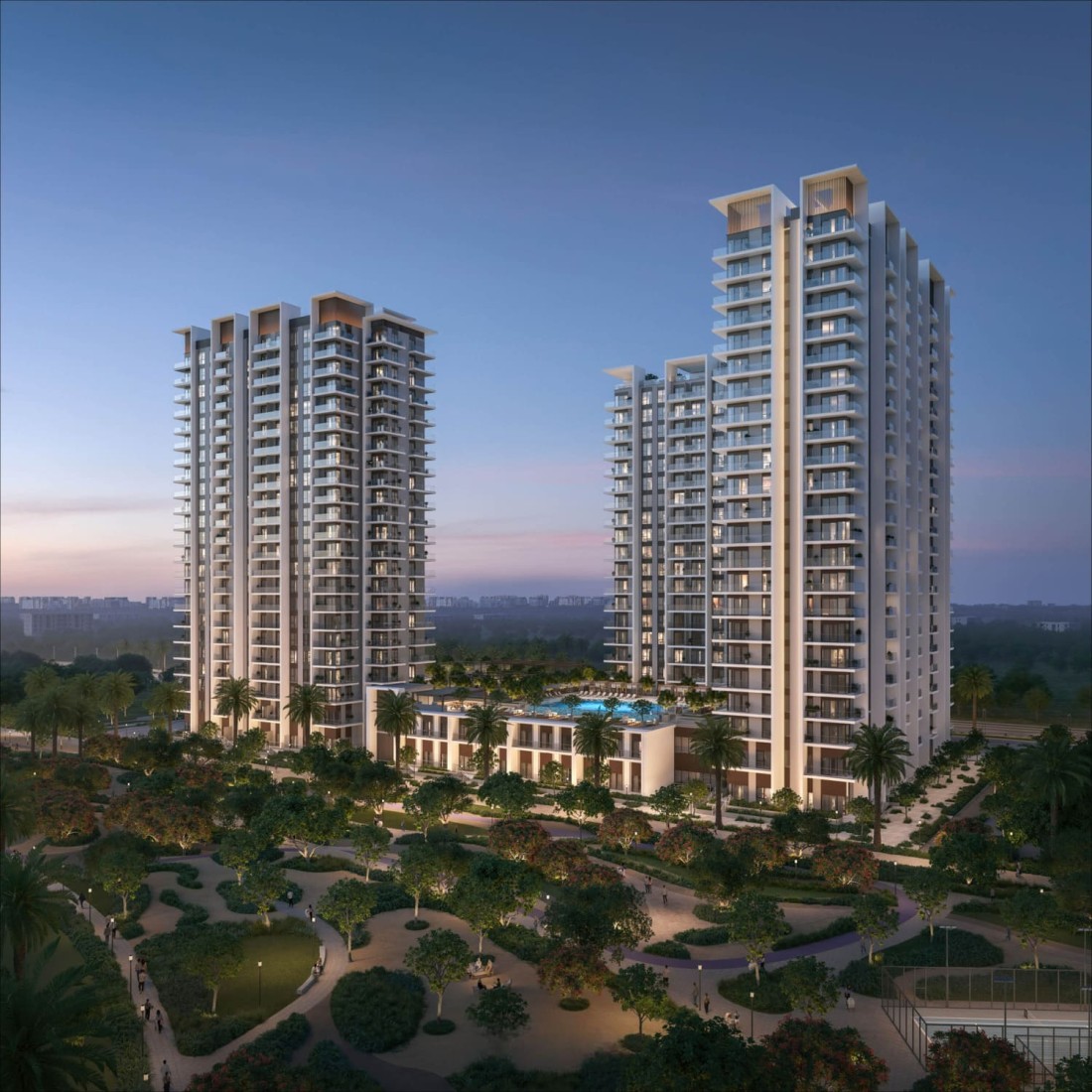 DUBAI HILLS, flagship project render