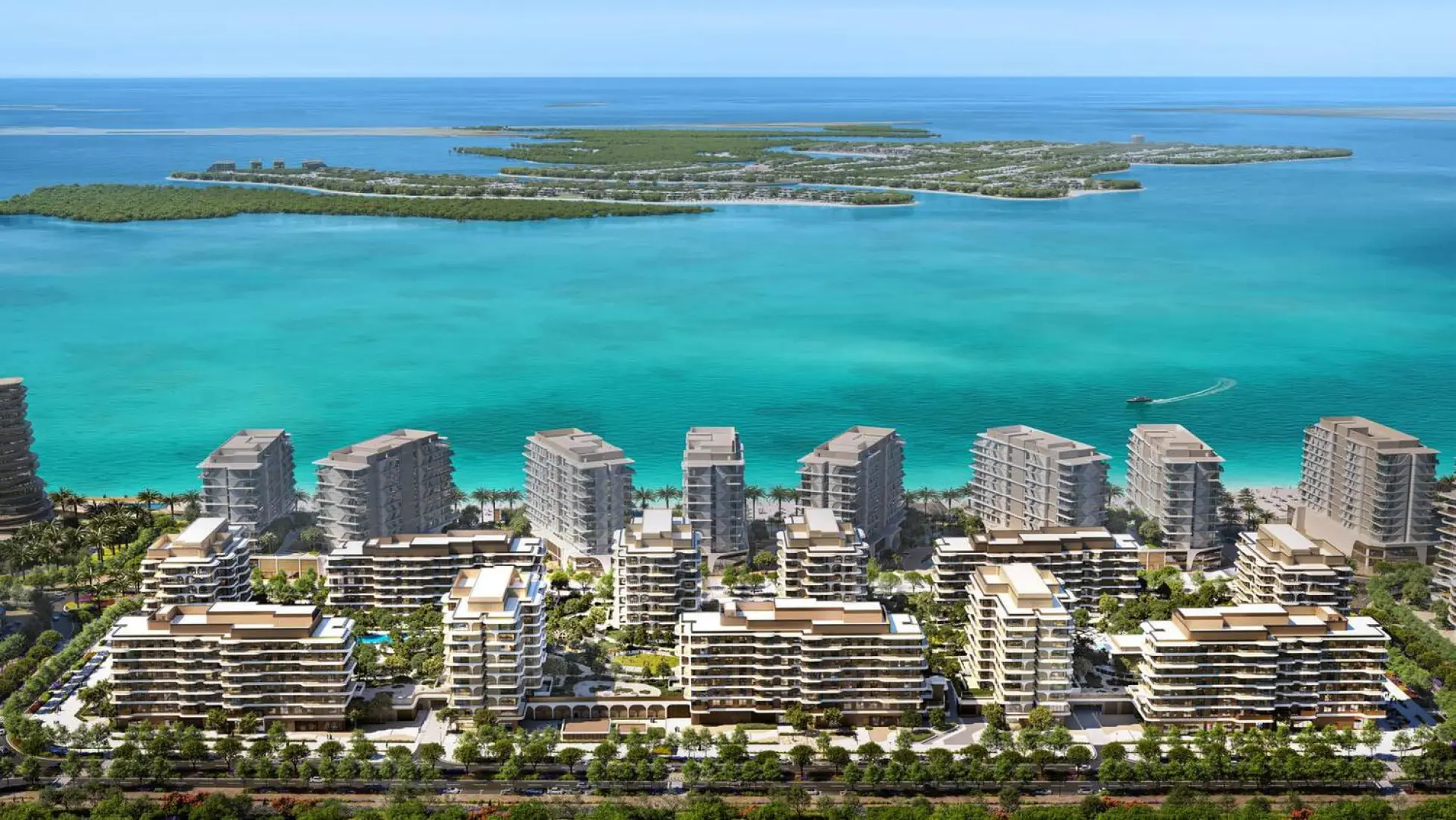 Fahid Island, flagship project render