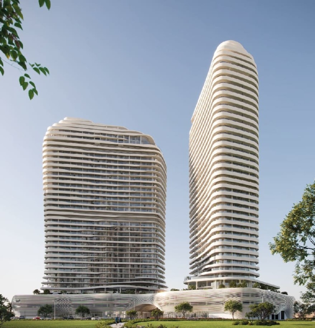 Al Barshaa South First, flagship project render