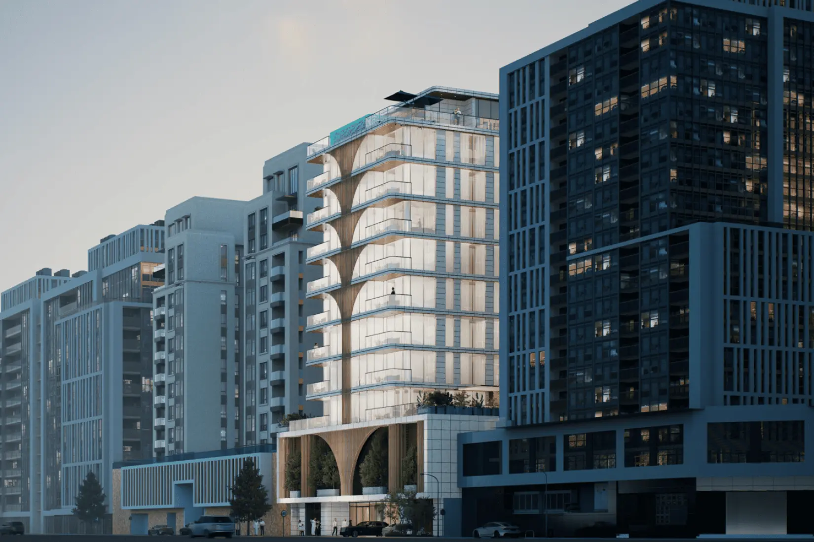 Whitestone Residence, developer render